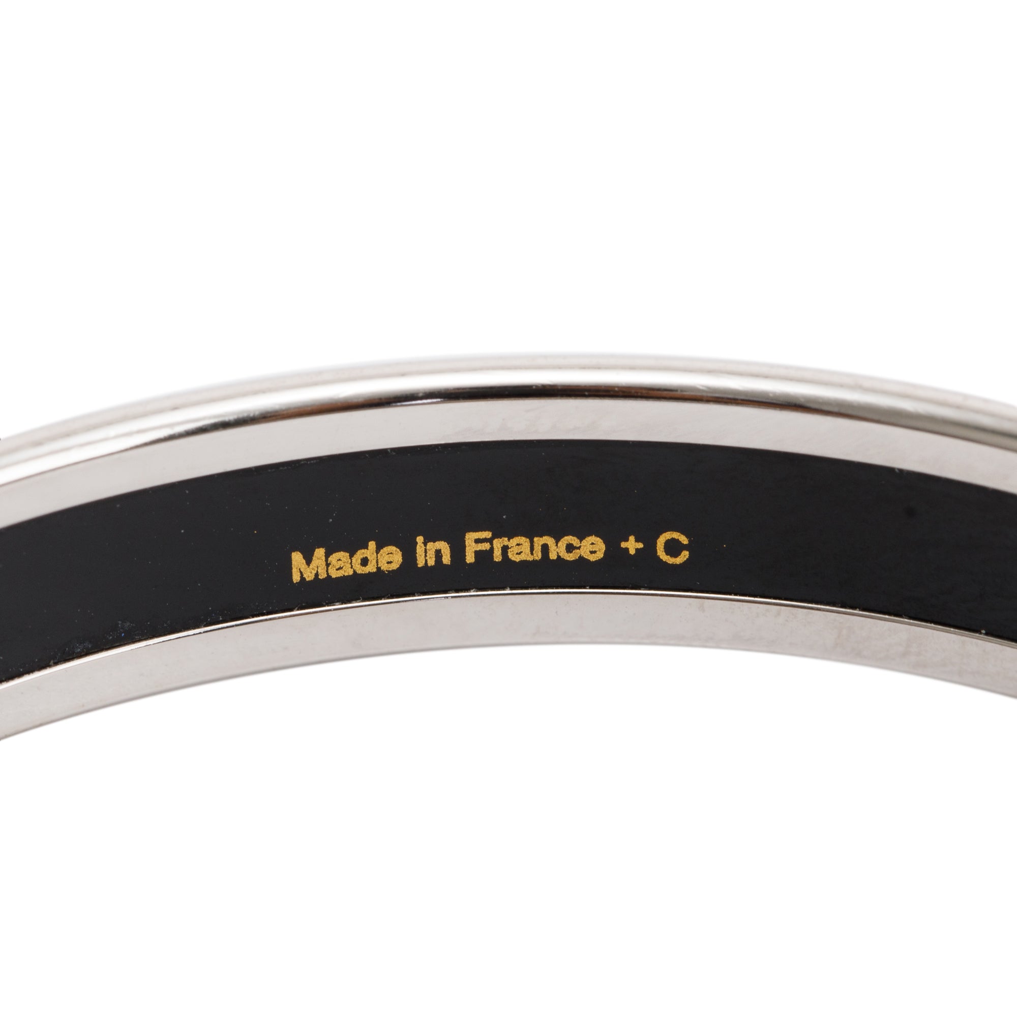 Hermes Narrow Enamel Bangle w/ Box