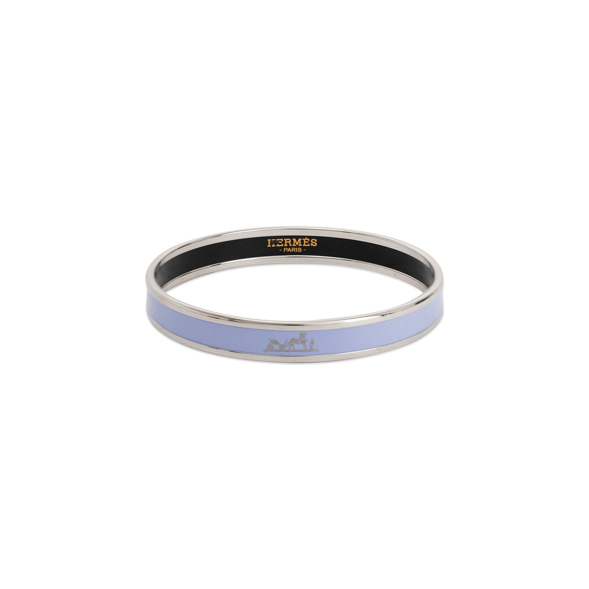 Hermes Narrow Enamel Bangle