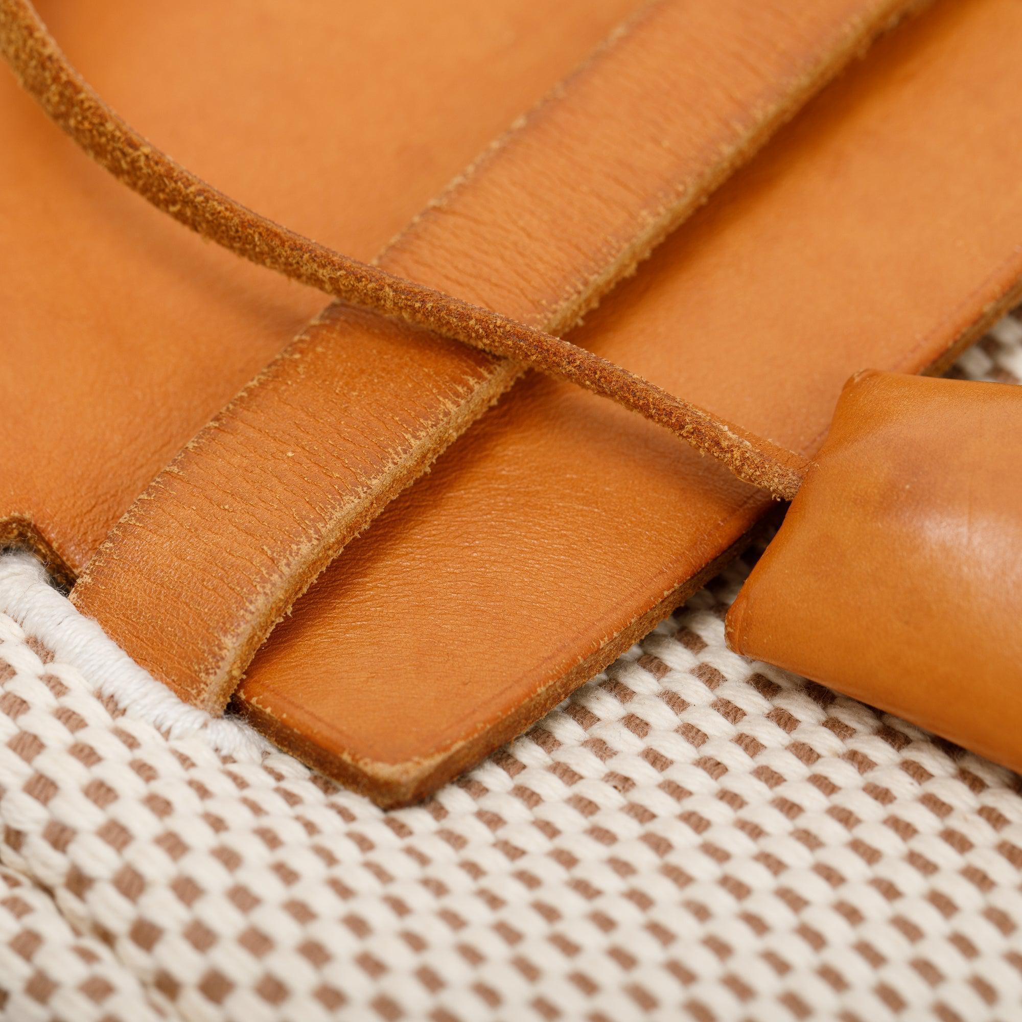 Hermes Natural Toile Vache Calfskin Herbag Backpack