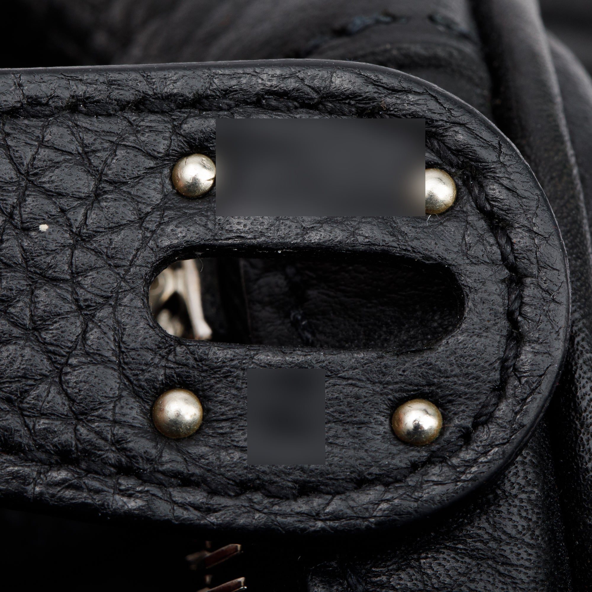 Hermes Noir Clemence Leather Lindy 30