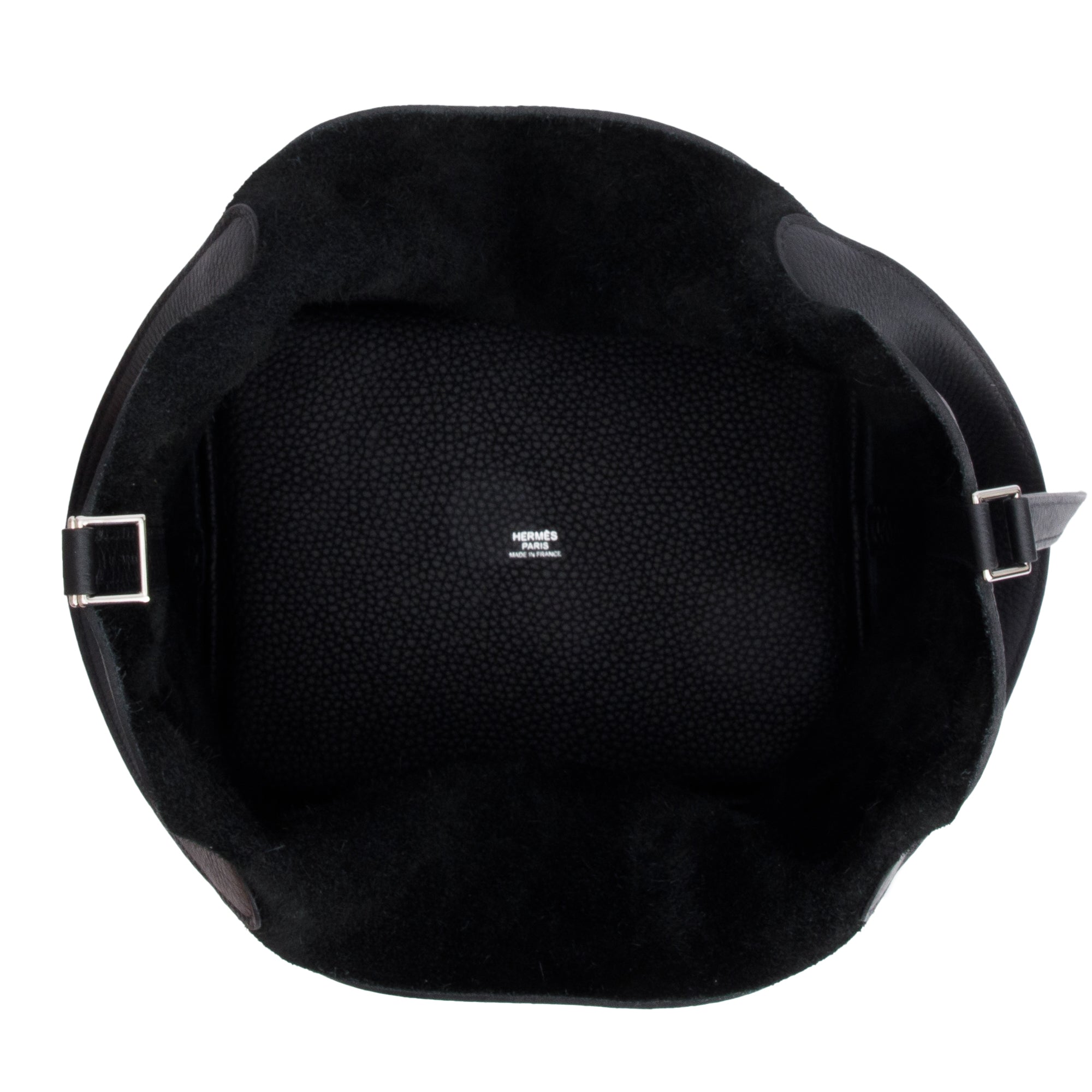 Hermes Noir So Black Taurillon Clemence Picotin Lock 22 w/ Box