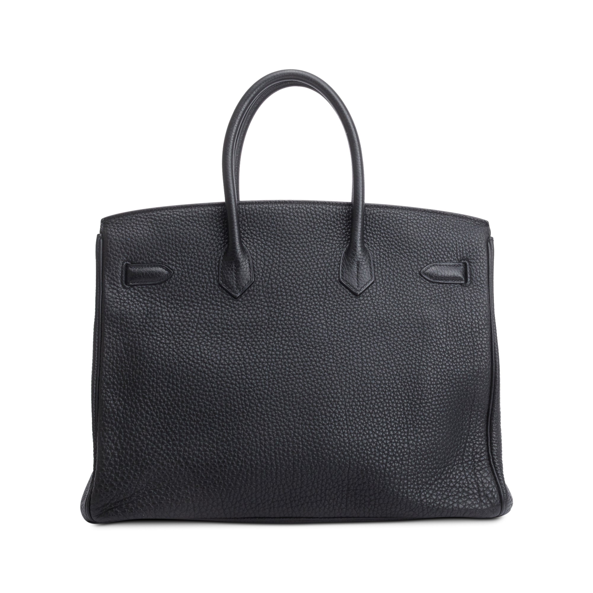 Hermes Noir Taurillon Clemence Birkin 35