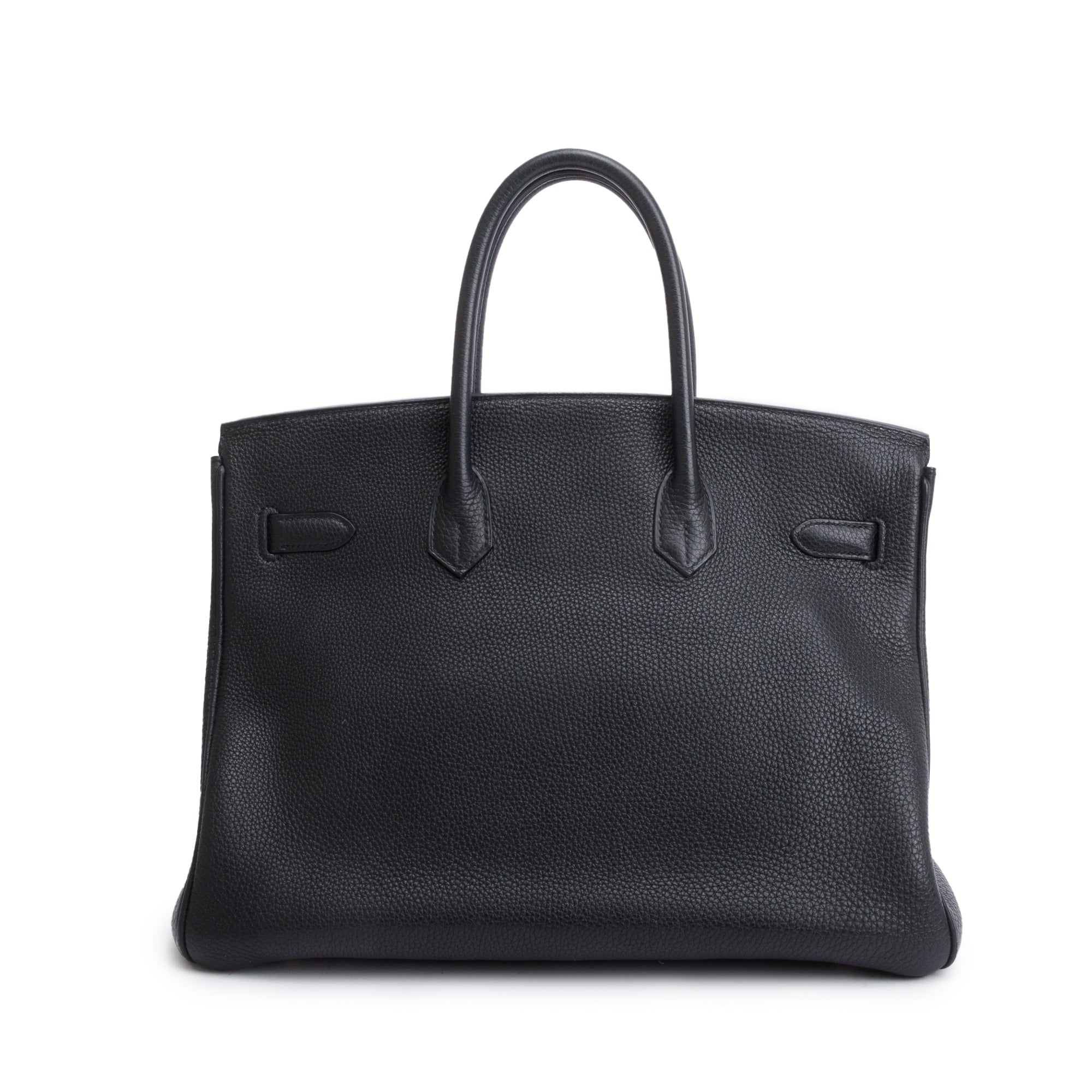 Hermes Noir Taurillon Clemence Birkin 35