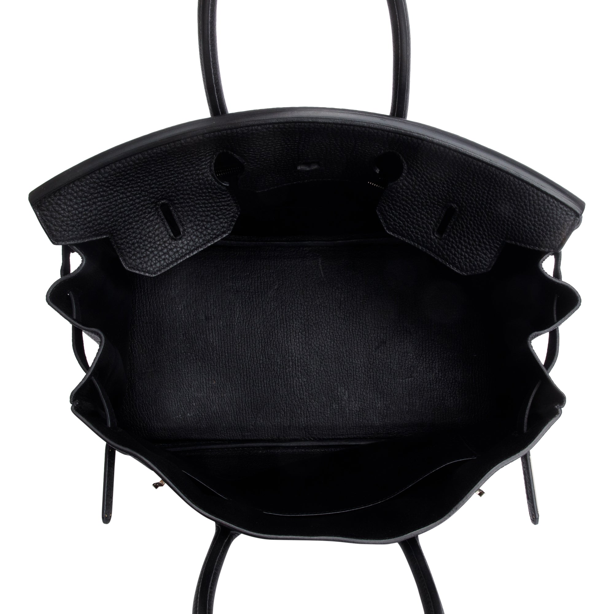 Hermes Noir Taurillon Clemence Birkin 35