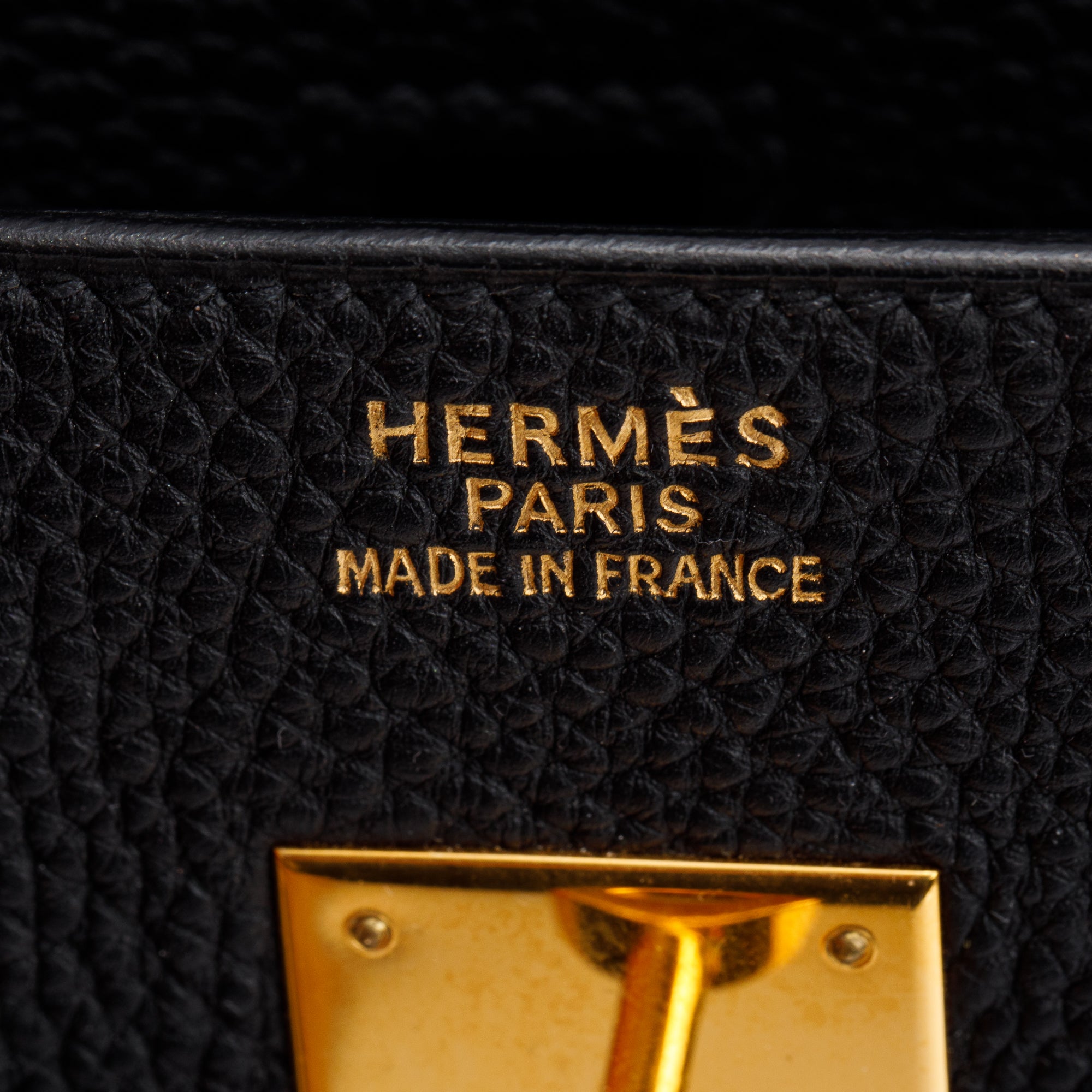 Hermes Noir Togo Birkin 35