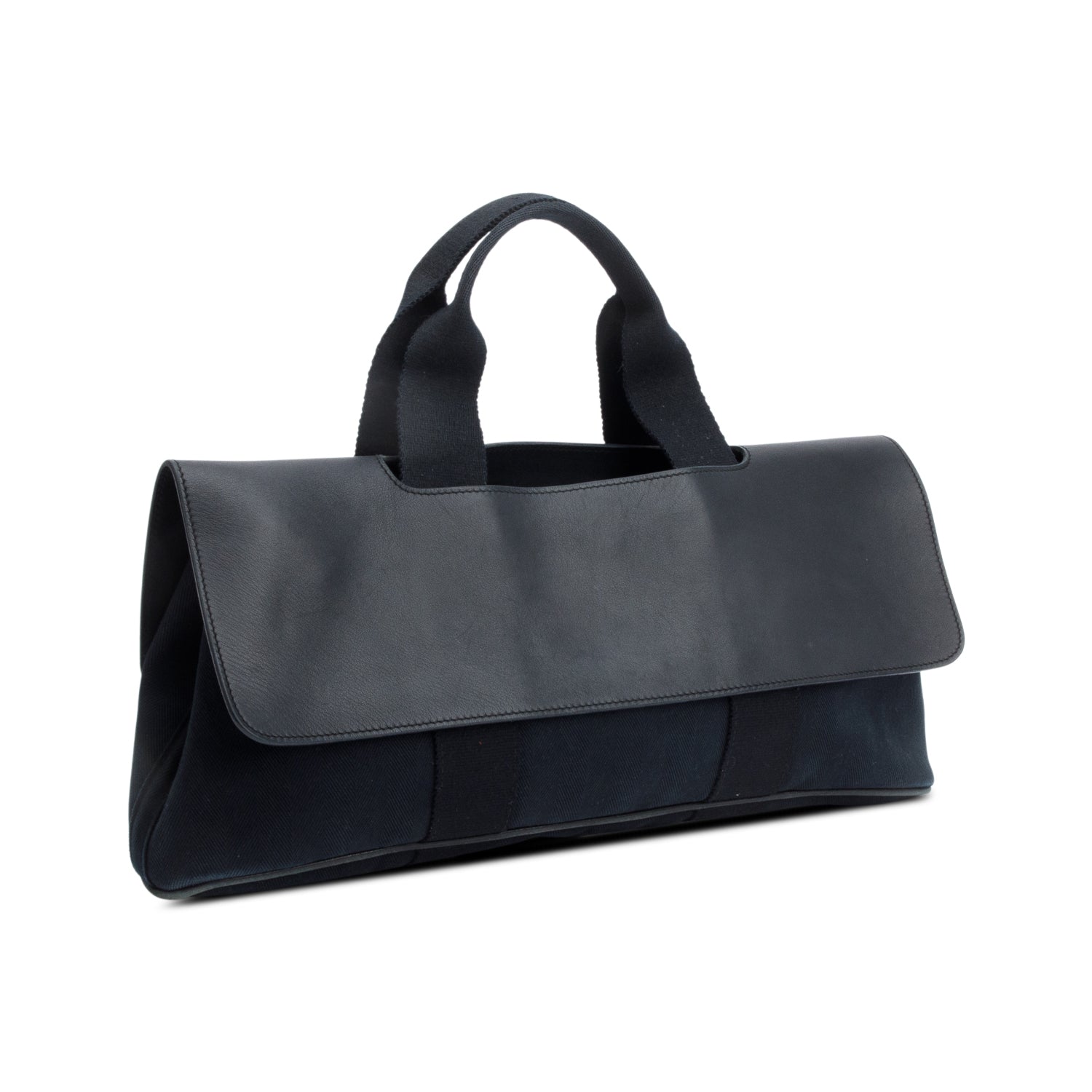 Hermes Noir Toile Swift Valparaiso MM Tote