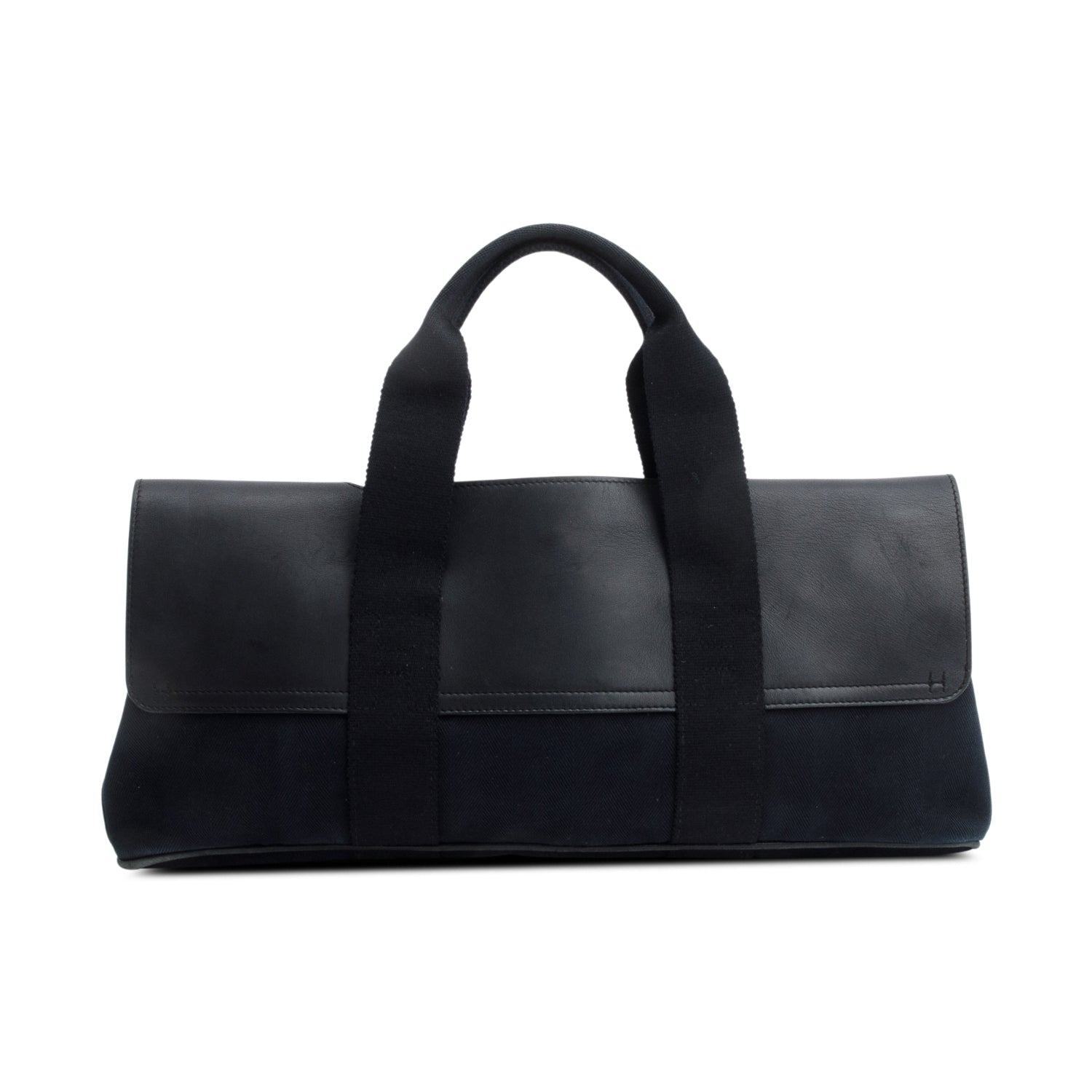 Hermes Noir Toile Swift Valparaiso MM Tote
