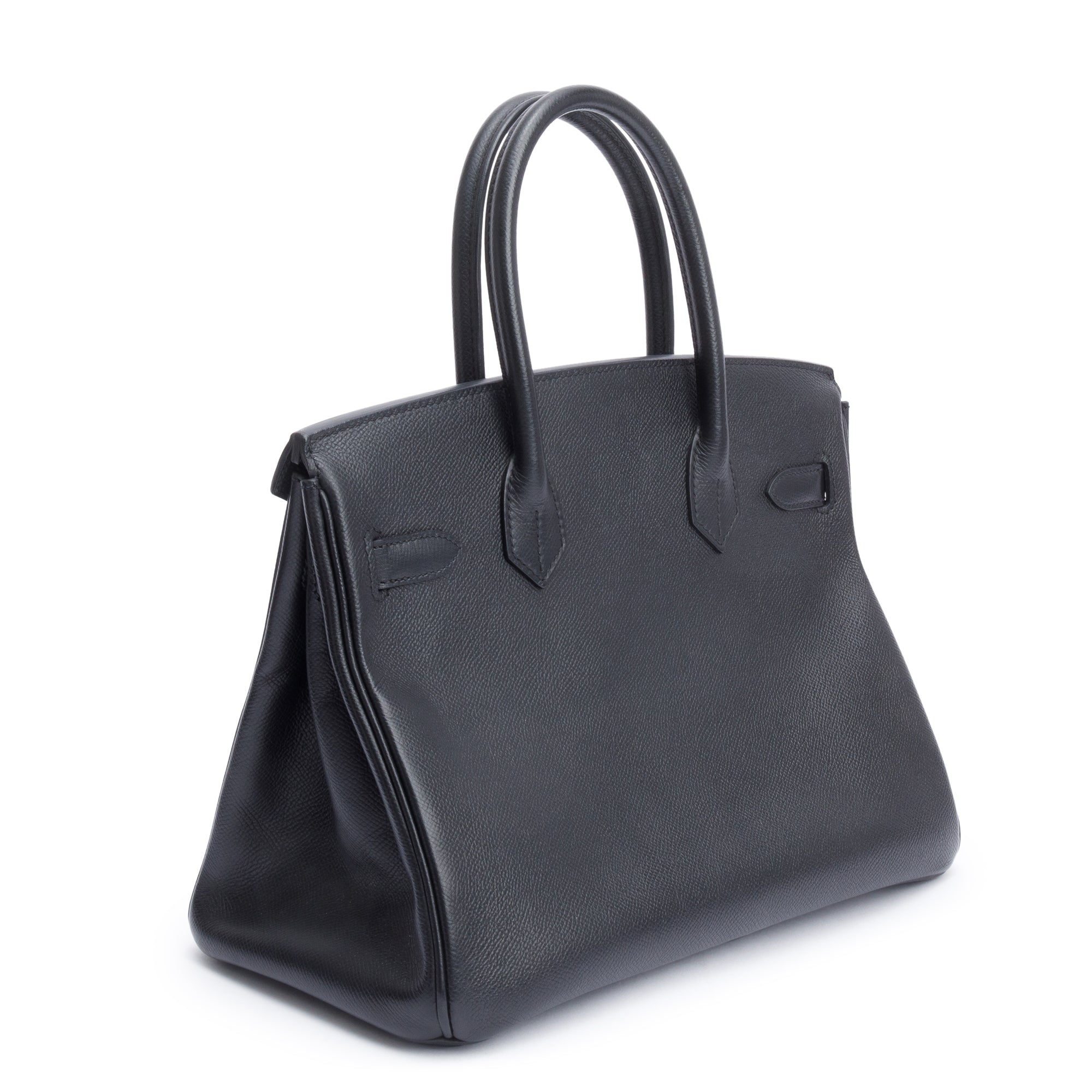 Hermes Noir Veau Epsom Birkin 30 w/ Box