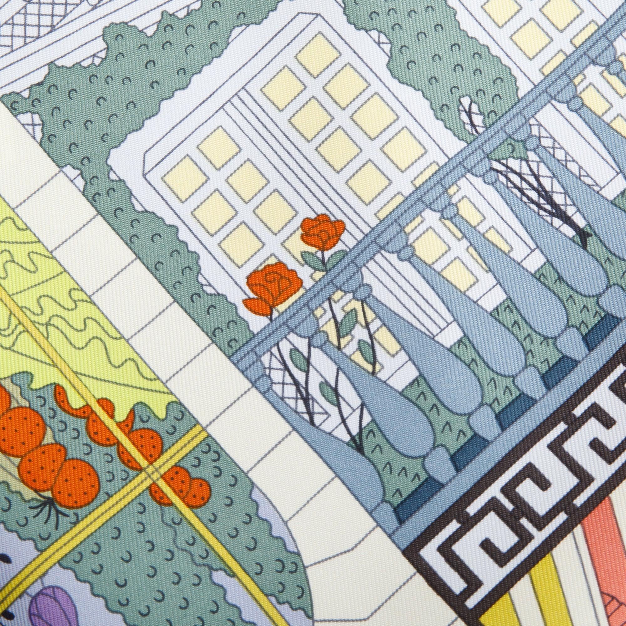 Hermes 'Objects de Curiosite' Silk Scarf 90 w/ Box