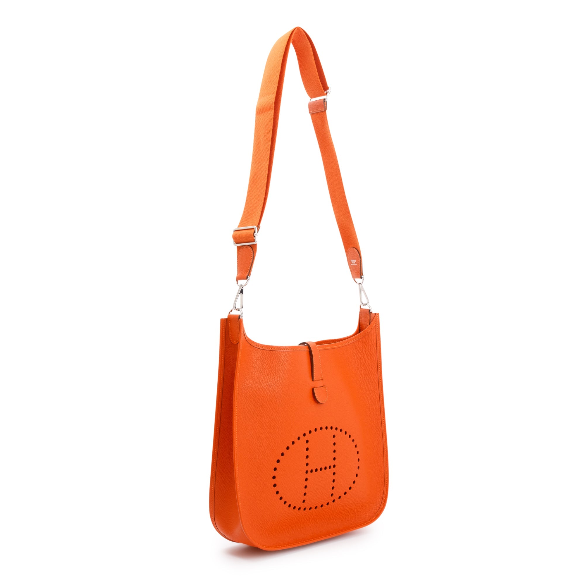 Hermes Orange Epsom Evelyne III 33
