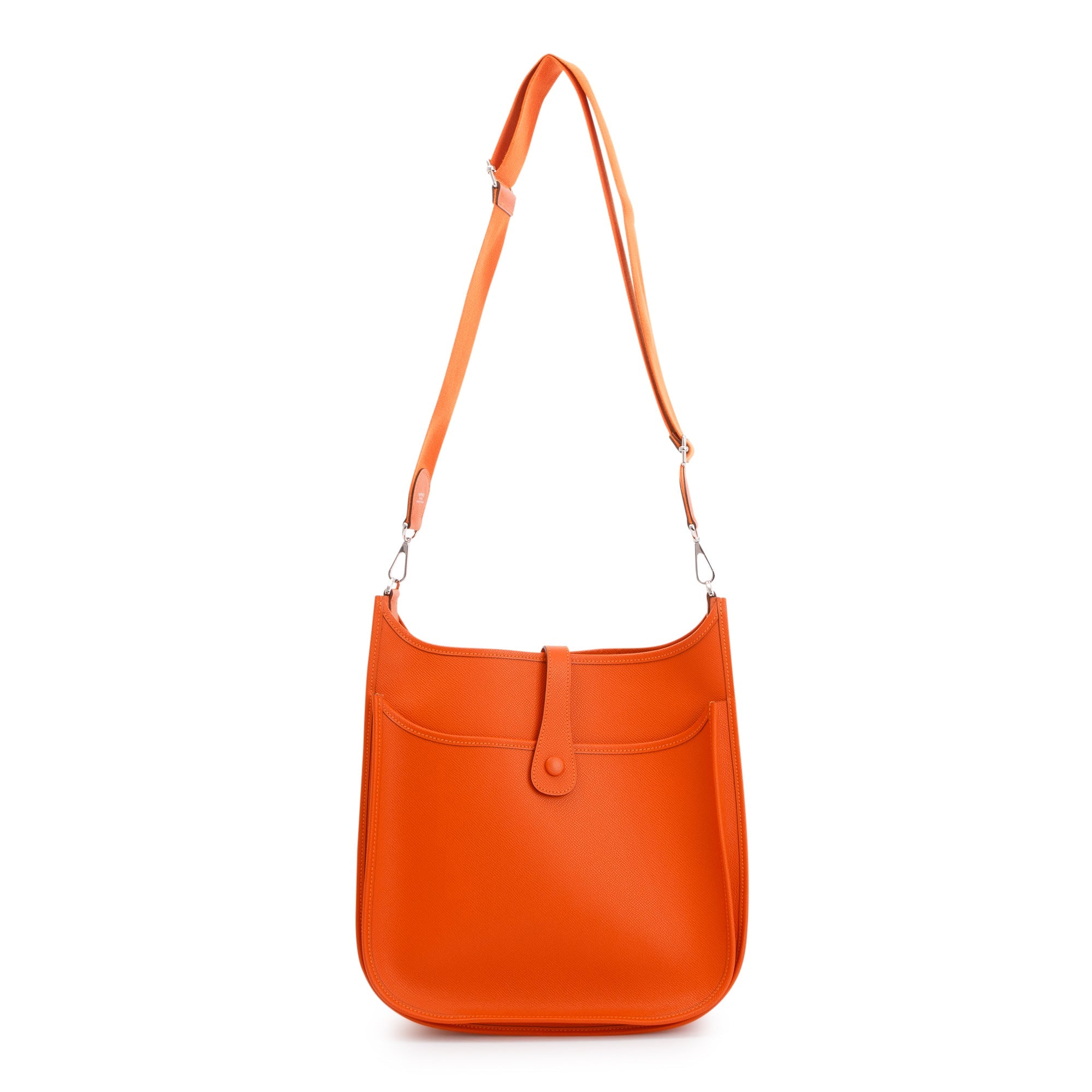 Hermes Orange Epsom Evelyne III 33