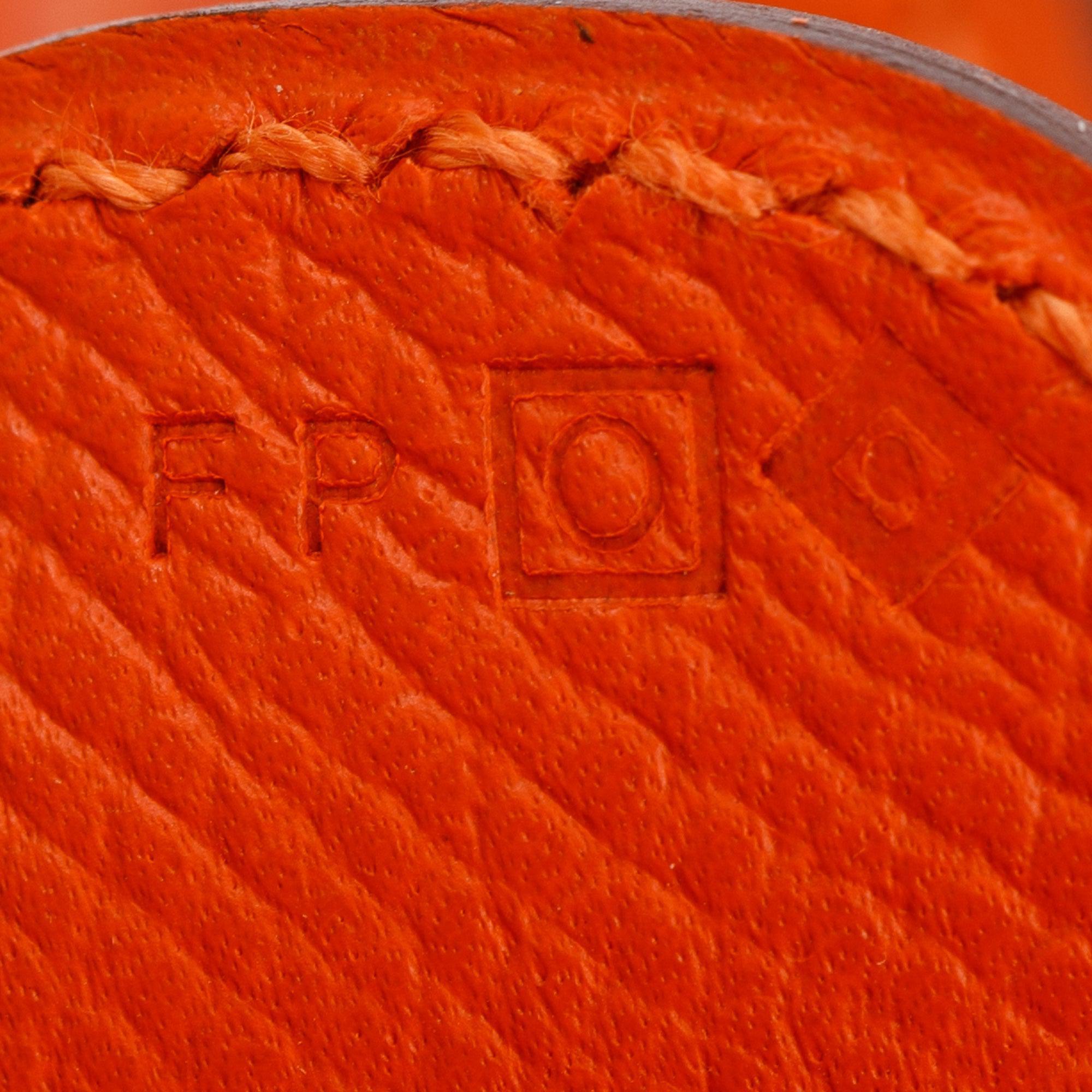 Hermes Orange Epsom Evelyne III 33