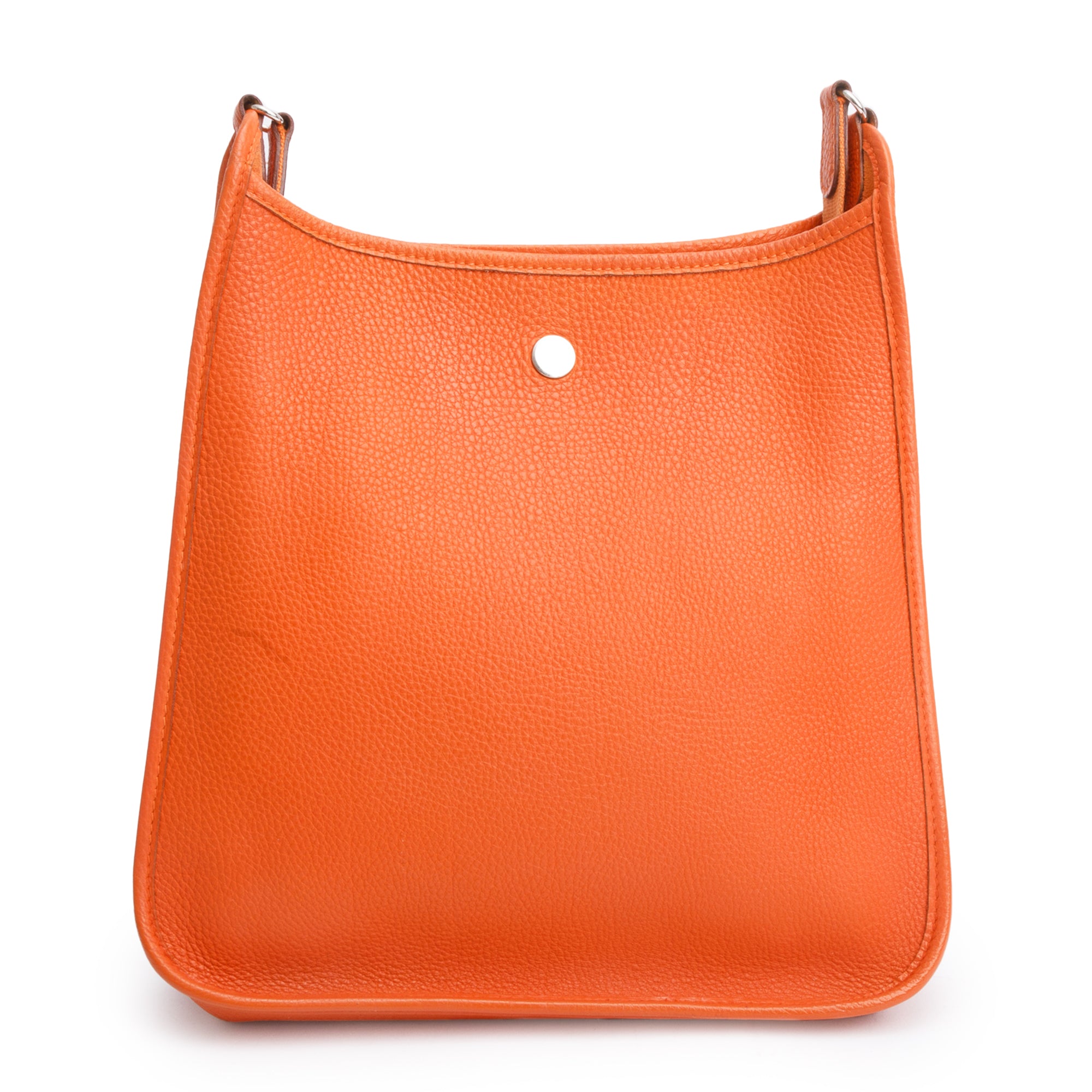 Hermes Orange Epsom Leather Vespa PM Bag