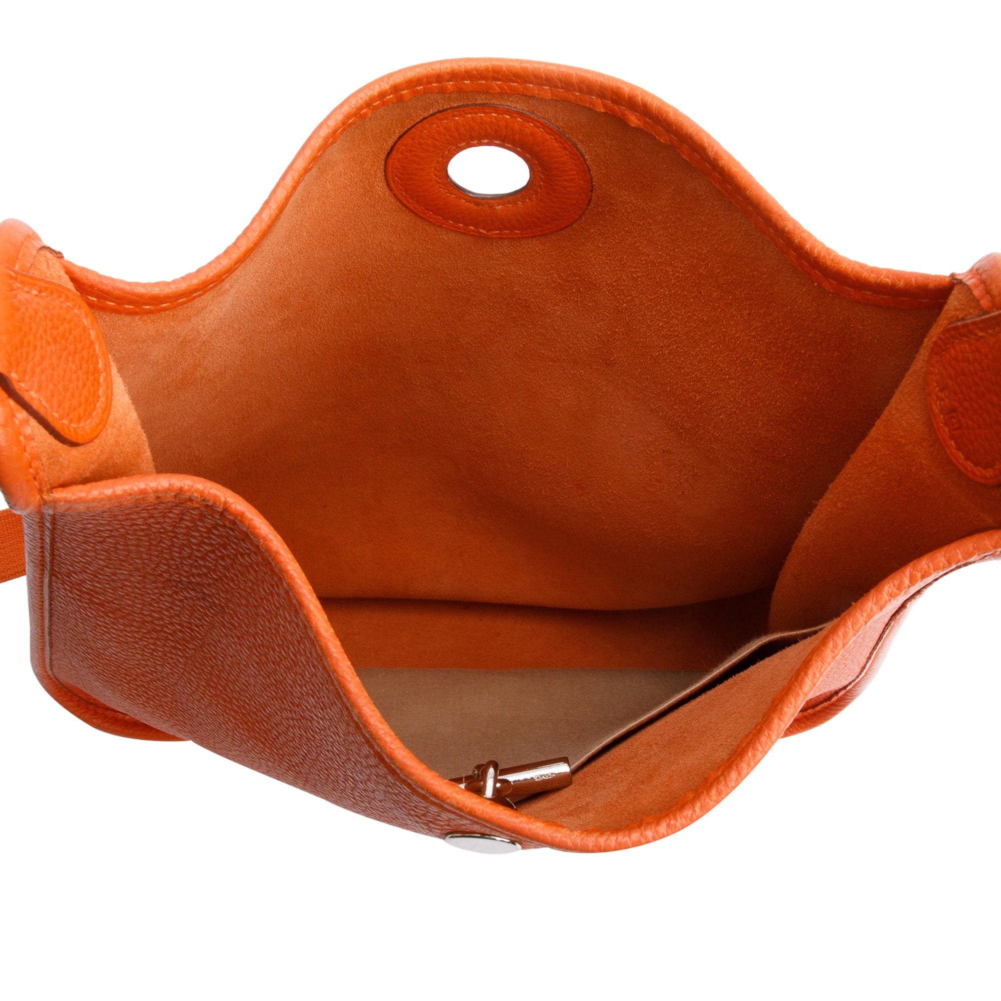 Hermes Orange Epsom Leather Vespa PM Bag