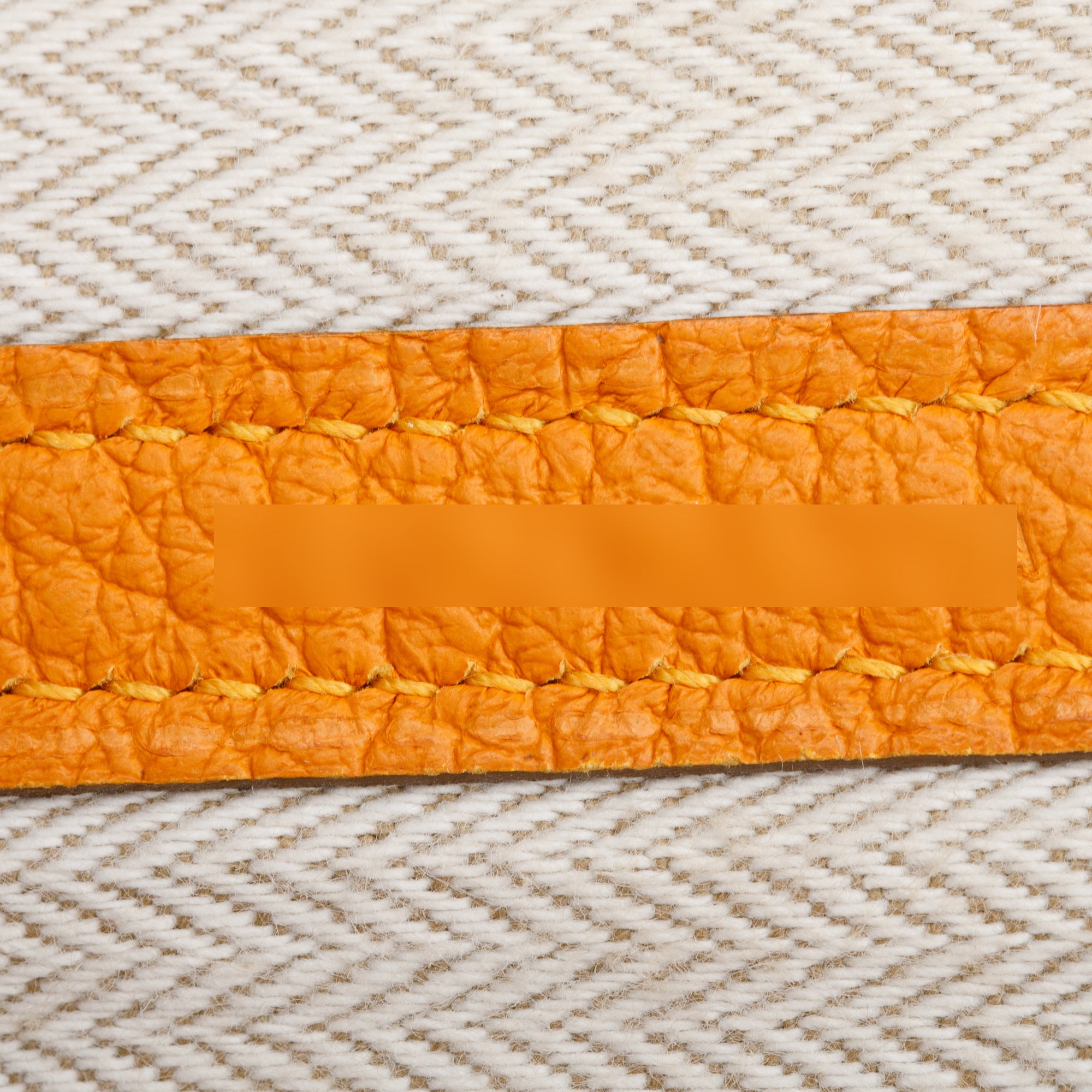 Hermes Orange Negonda Leather Garden Party 36