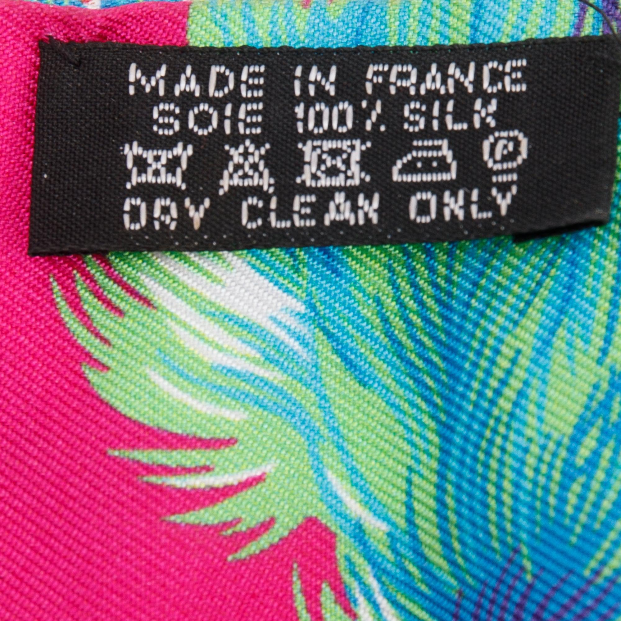 Hermes Pink Silk Maxi Twilly w/ Box