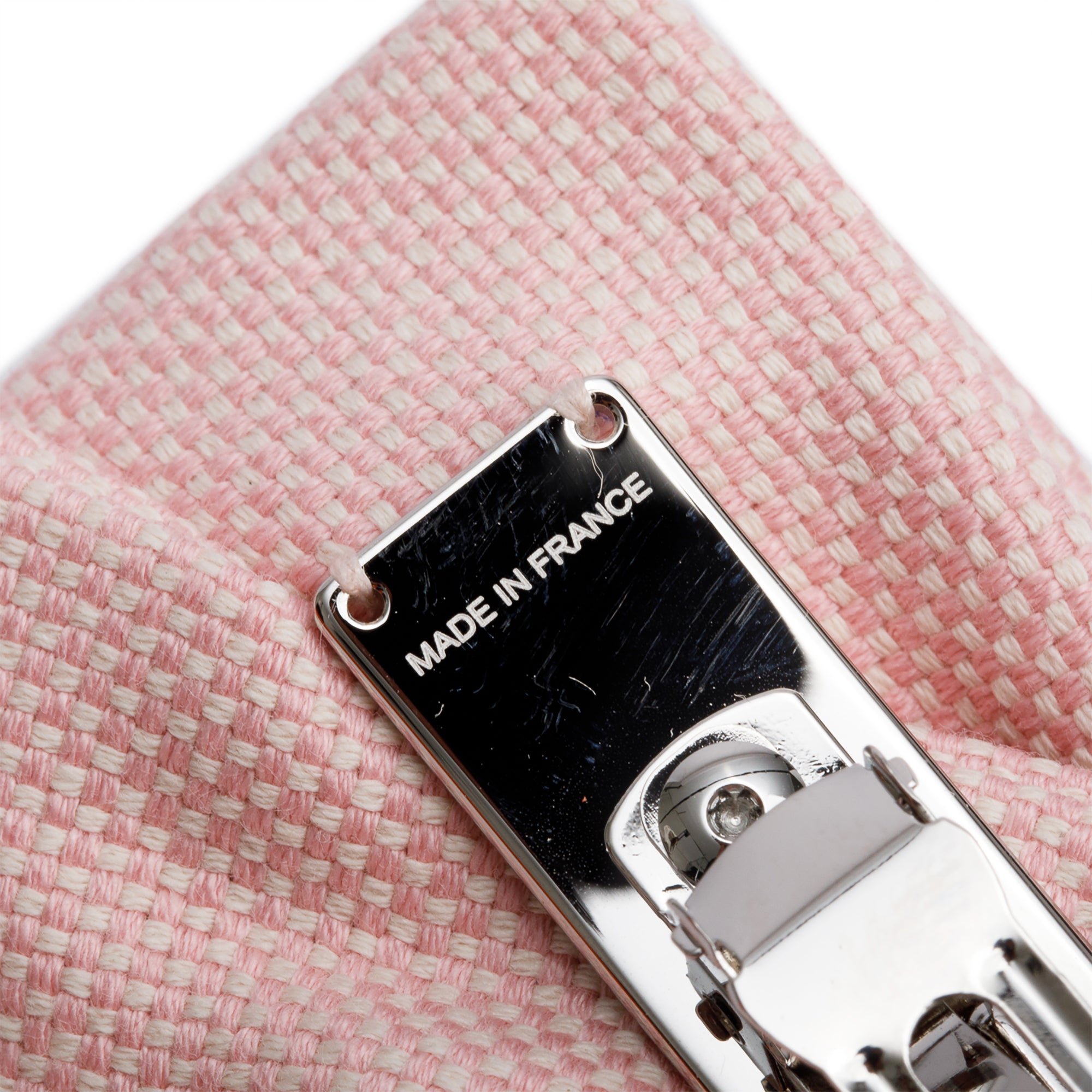 Hermes Plein Air Toile H Agneau Barrette Grenelle PM w/ Box