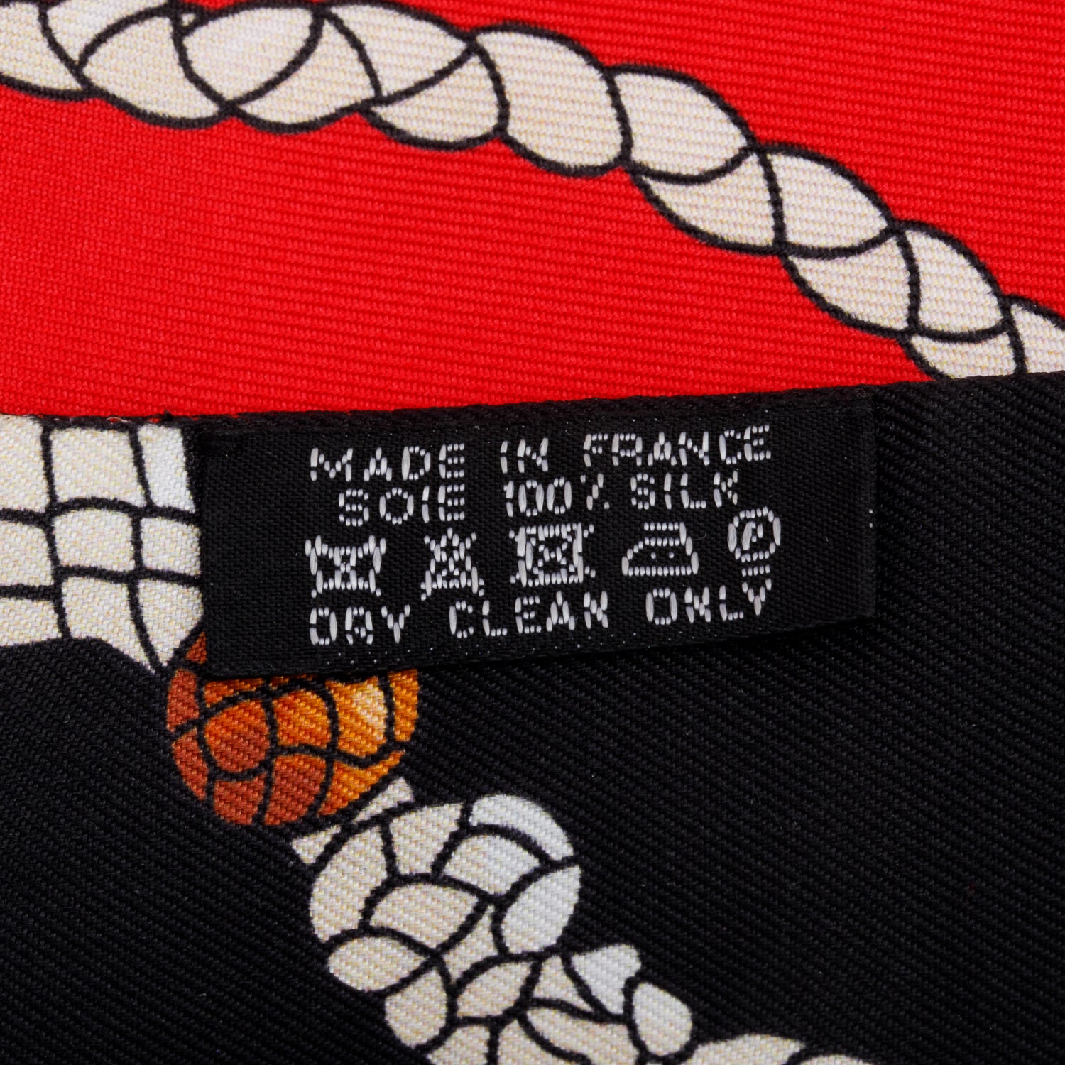 Hermes Red/Multicolor Maxi Twilly Long Silk Scarf w/ Box