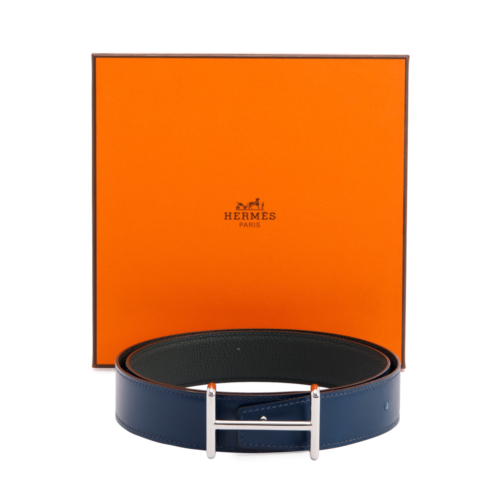 Hermes Reversible 32 mm Idem Belt Kit w/ Box