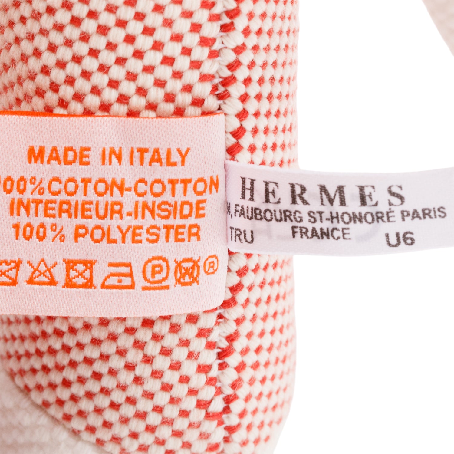 Hermes Rose Bougainvillier Cotton Figurine Cheval Honore w/ Box