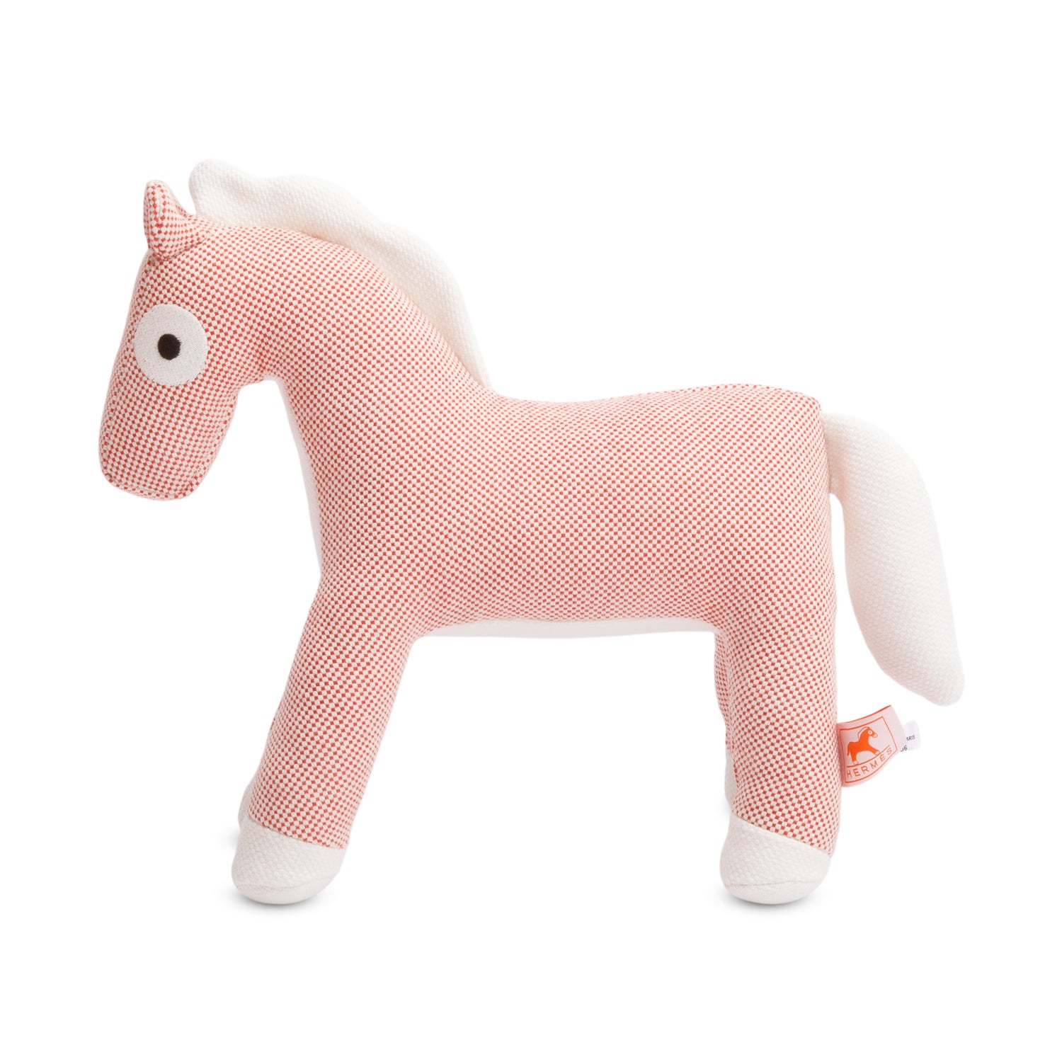 Hermes Rose Bougainvillier Cotton Figurine Cheval Honore w/ Box