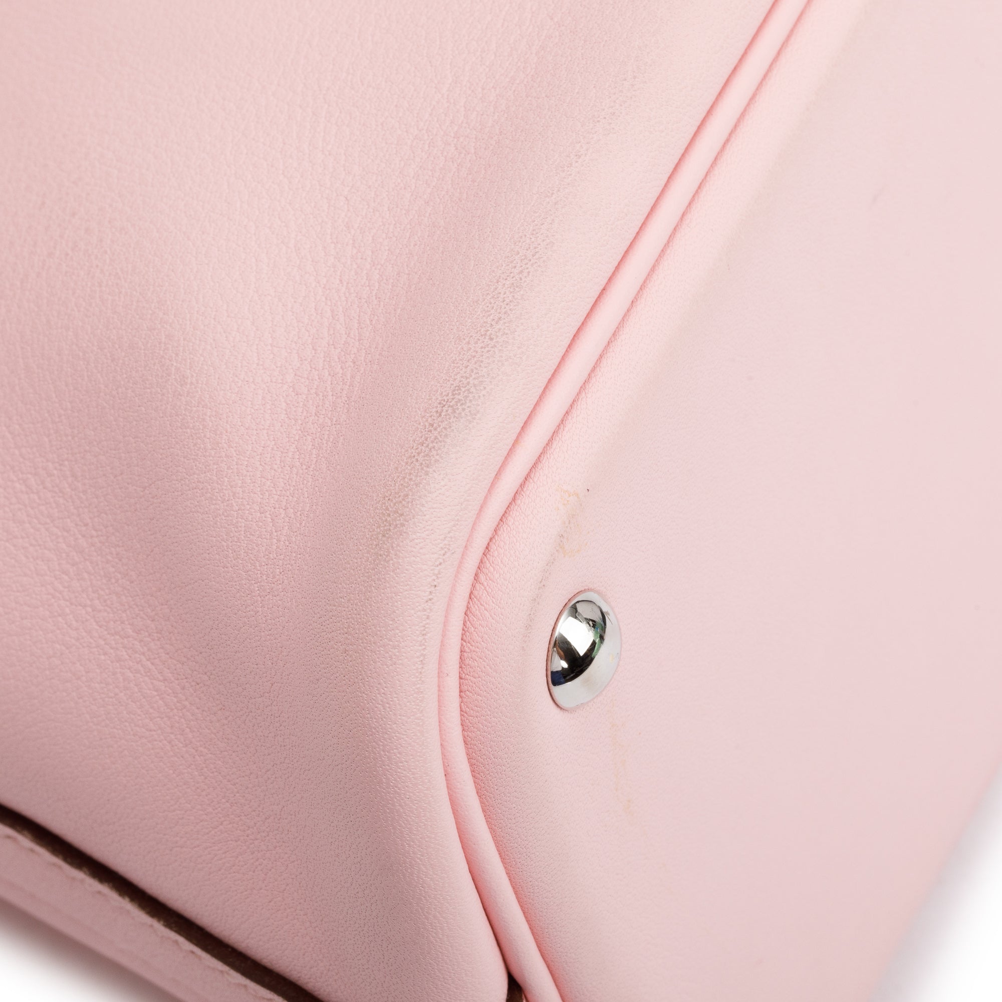 Hermes Rose Sakura Swift Leather Bolide 27 w/ Strap