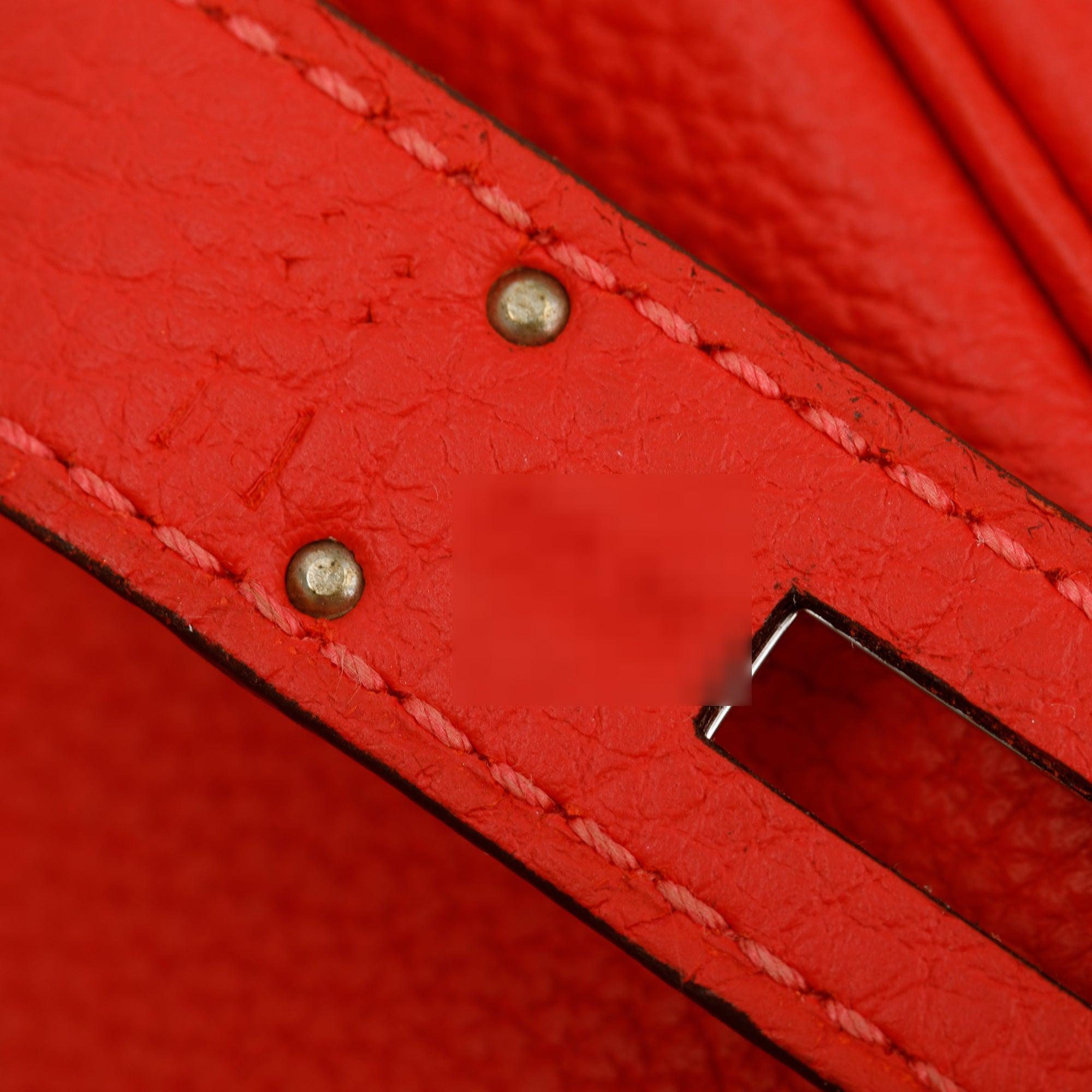 Hermes Rouge Casaque Togo Birkin 35 w/ Box