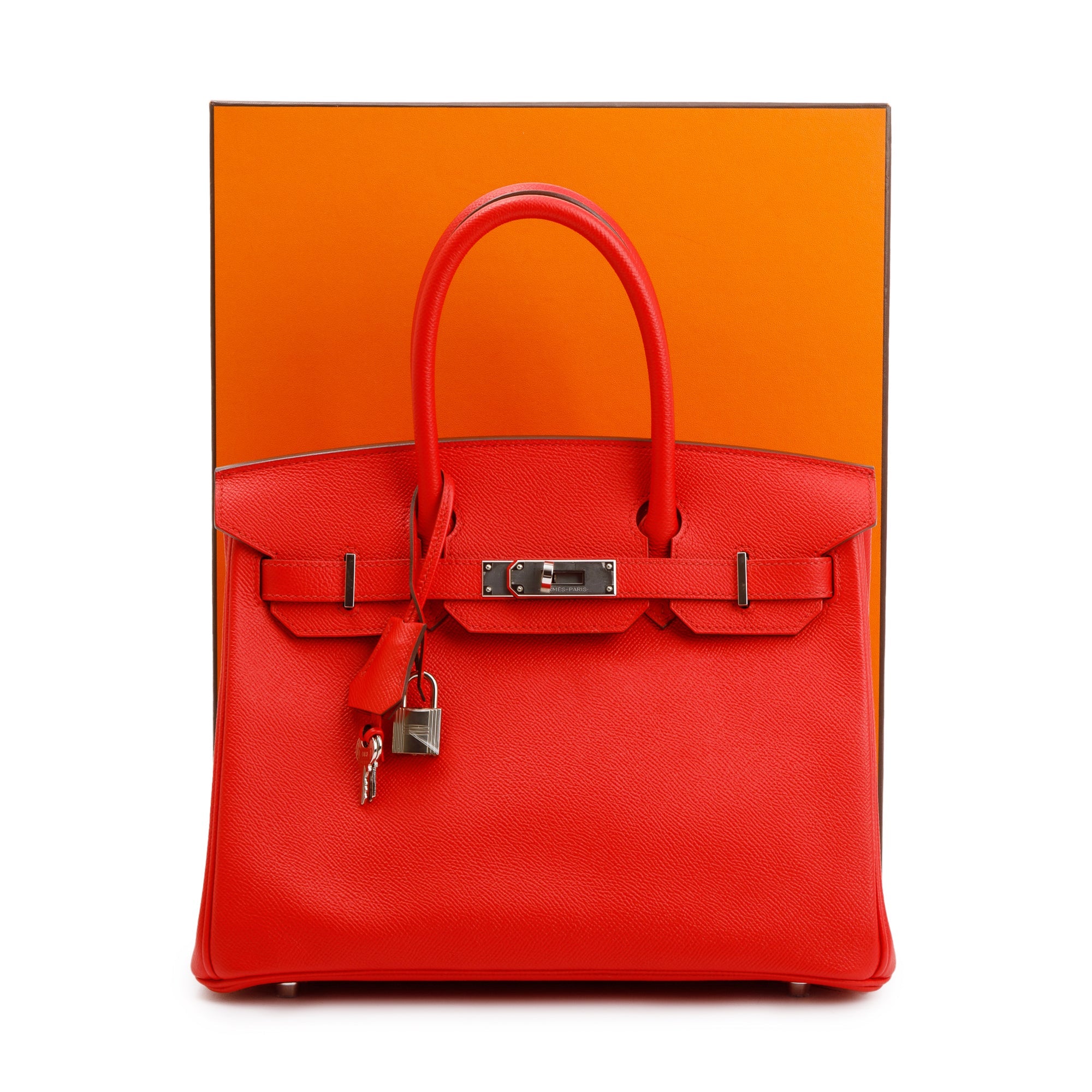 Hermes Rouge De Coeur Veau Epsom Birkin 30 w/ Box