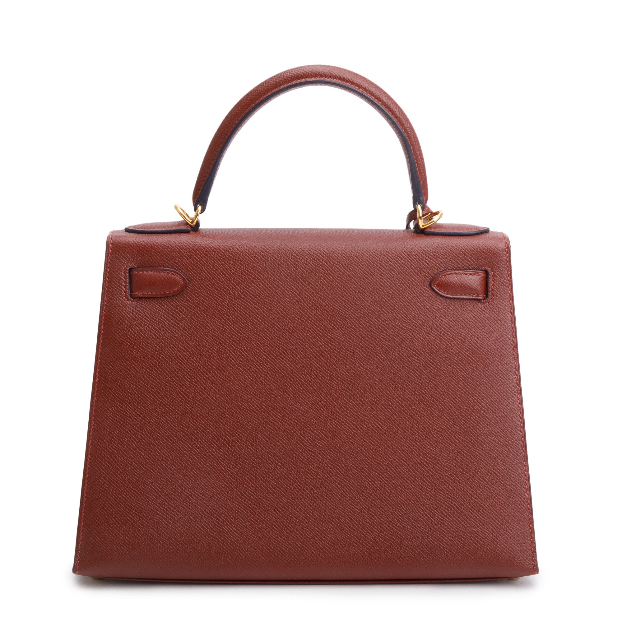 Hermes Rouge H Veau Epsom Kelly II Sellier 28 w/ Strap