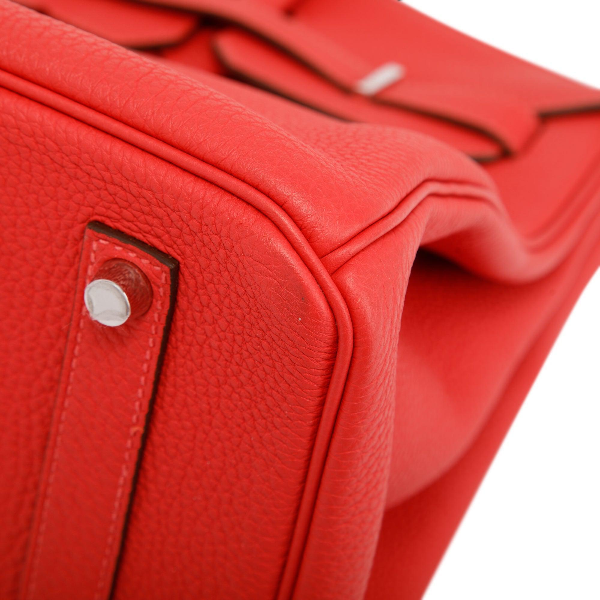 Hermes Rouge Pivoine Togo Birkin 35 w/ Box