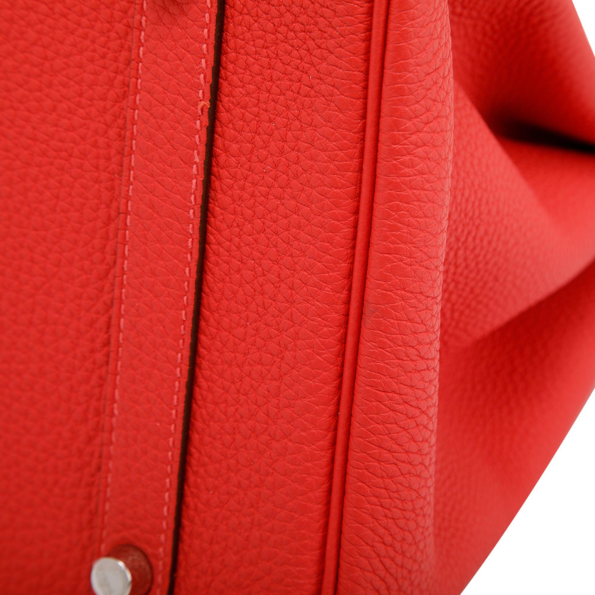 Hermes Rouge Pivoine Togo Birkin 35 w/ Box