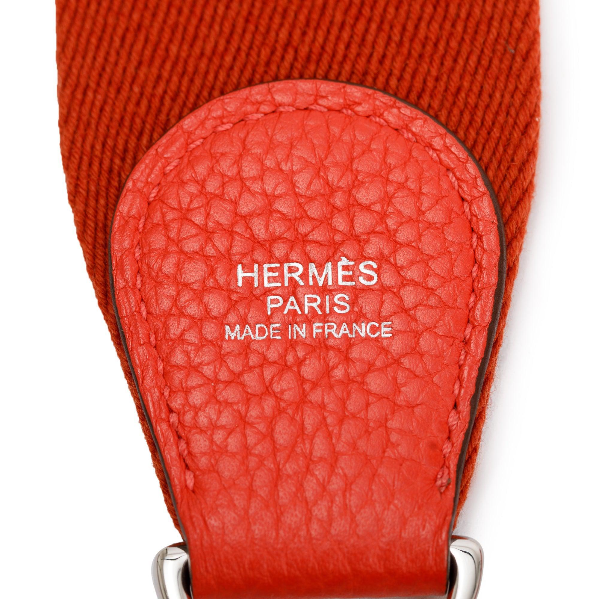 Hermes Rouge Taurillon Clemence Evelyne III 33