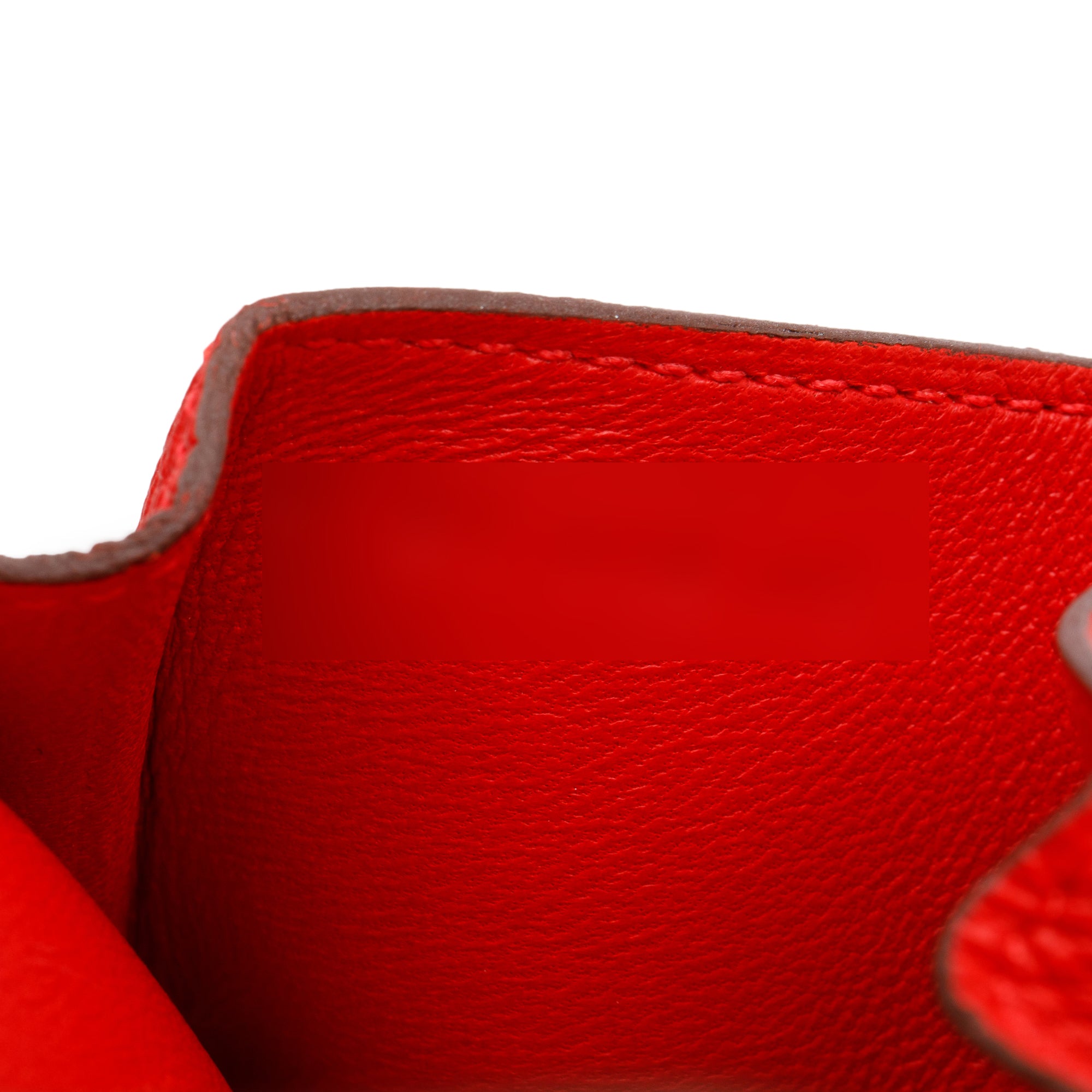 Hermes Rouge Togo Leather Dogon Card Holder w/ Box