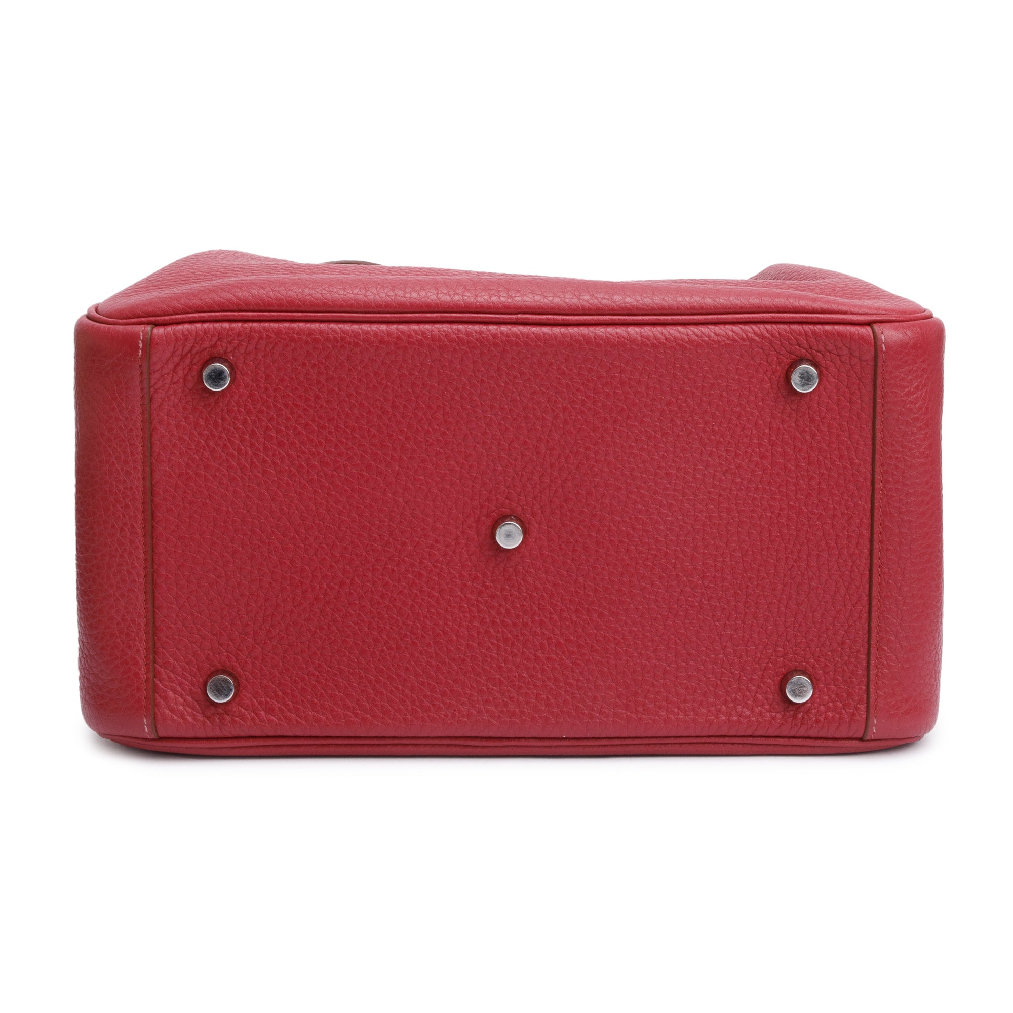 Hermes Rubis Taurillon Clemence Leather Lindy 30