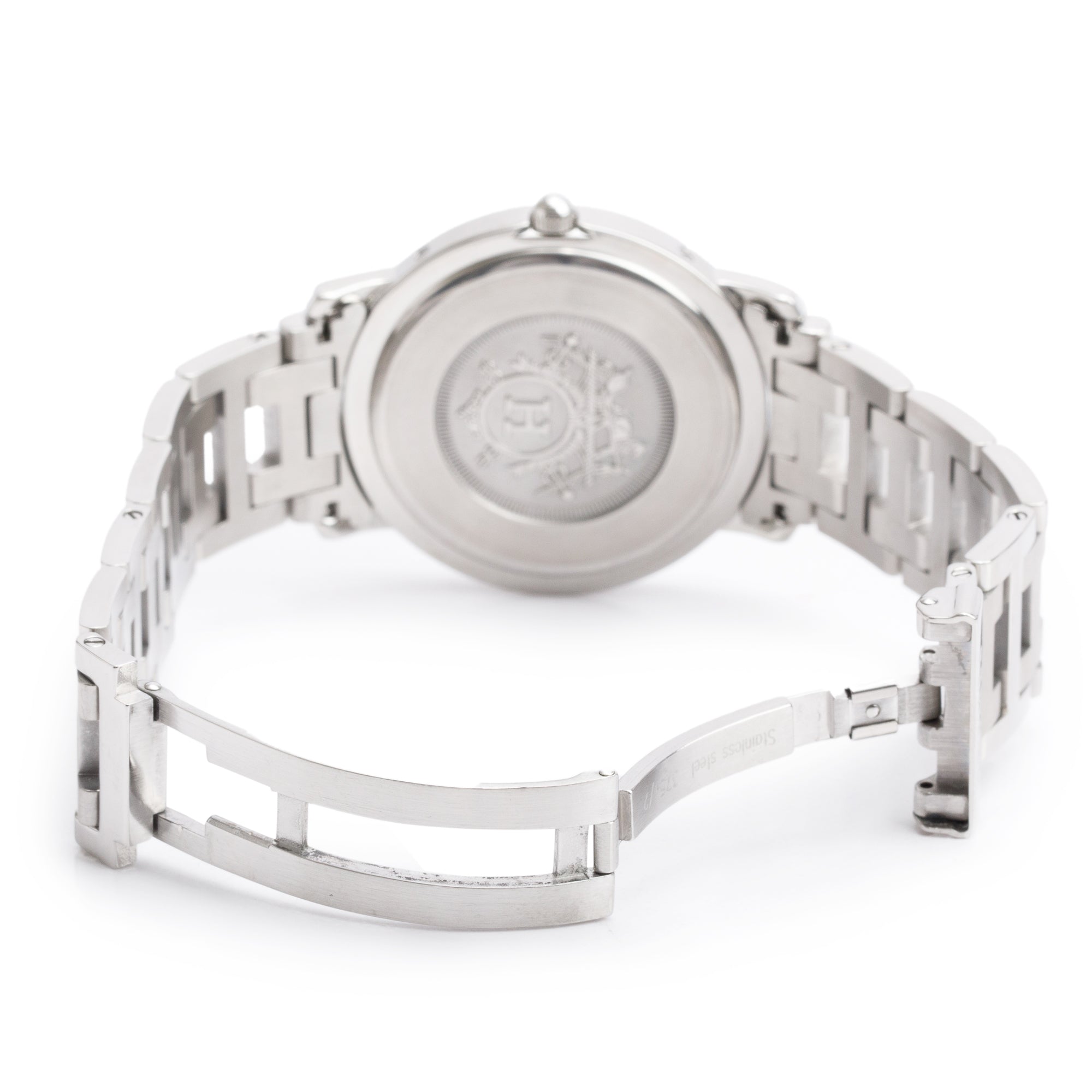 Hermes Stainless Steel 36 MM Clipper Watch