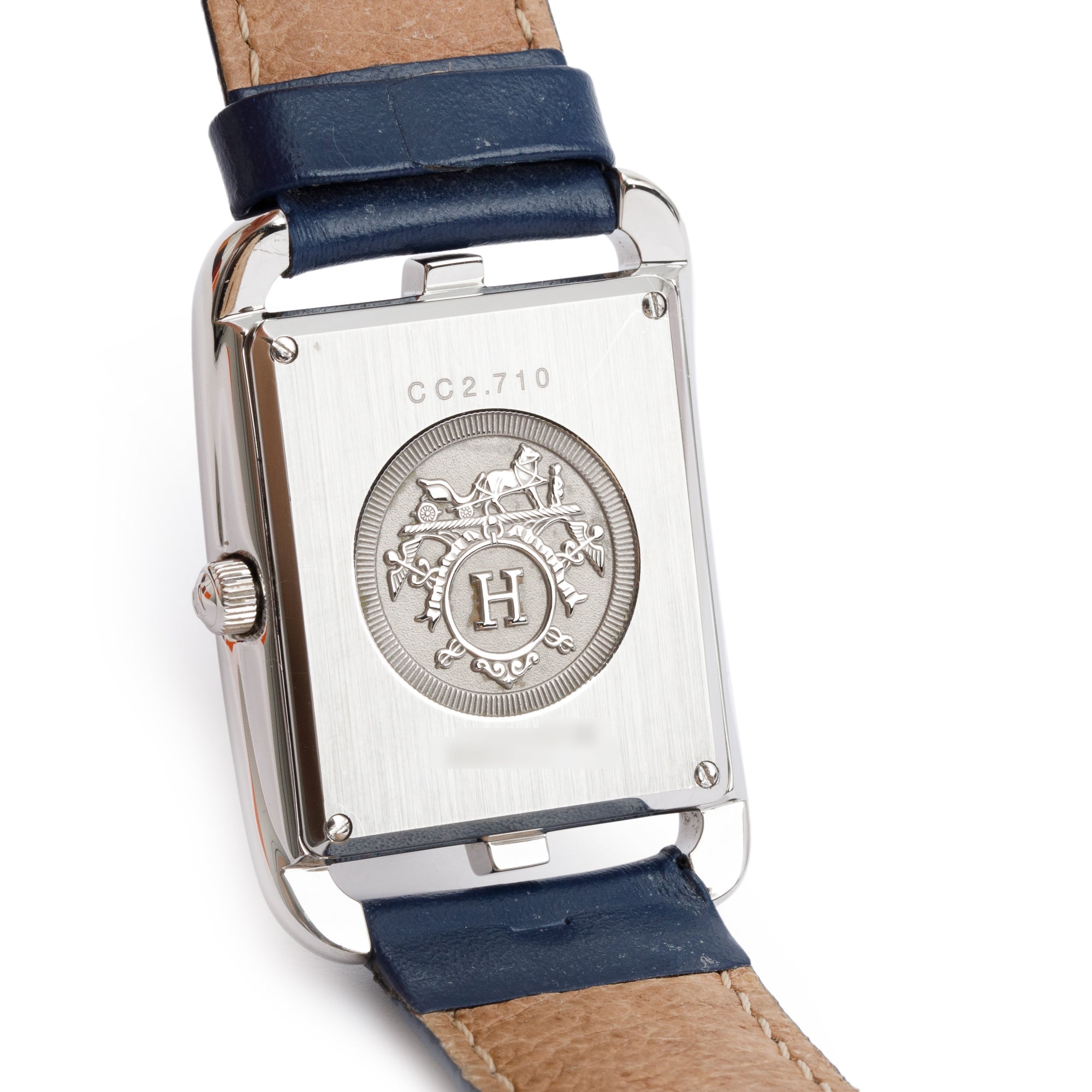 Hermes Stainless Steel Cape Cod 29 MM Watch w/ Box & Papers