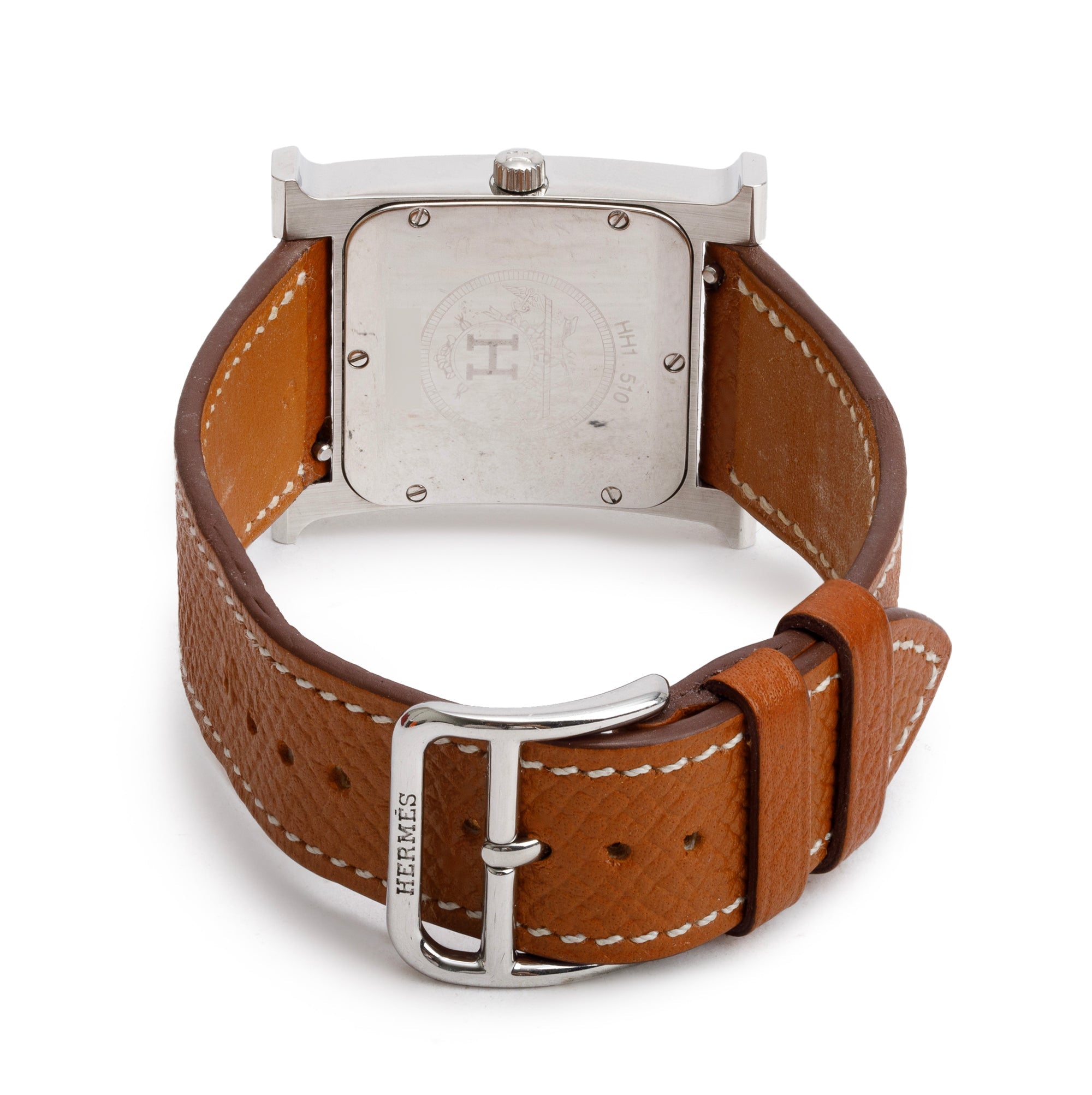 Hermes Stainless Steel Heure H 26 MM Watch w/ Box & Papers