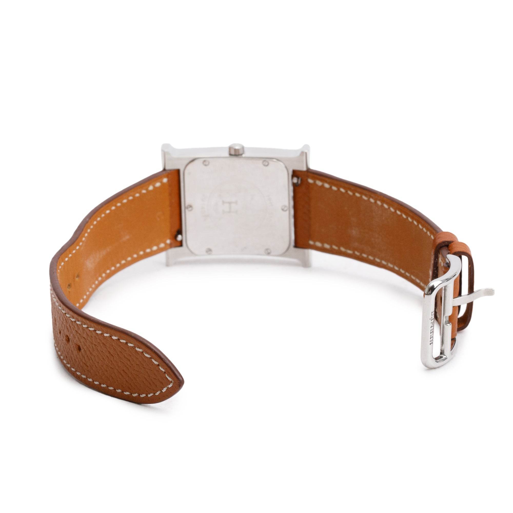 Hermes Stainless Steel Heure H 26 MM Watch w/ Box & Papers