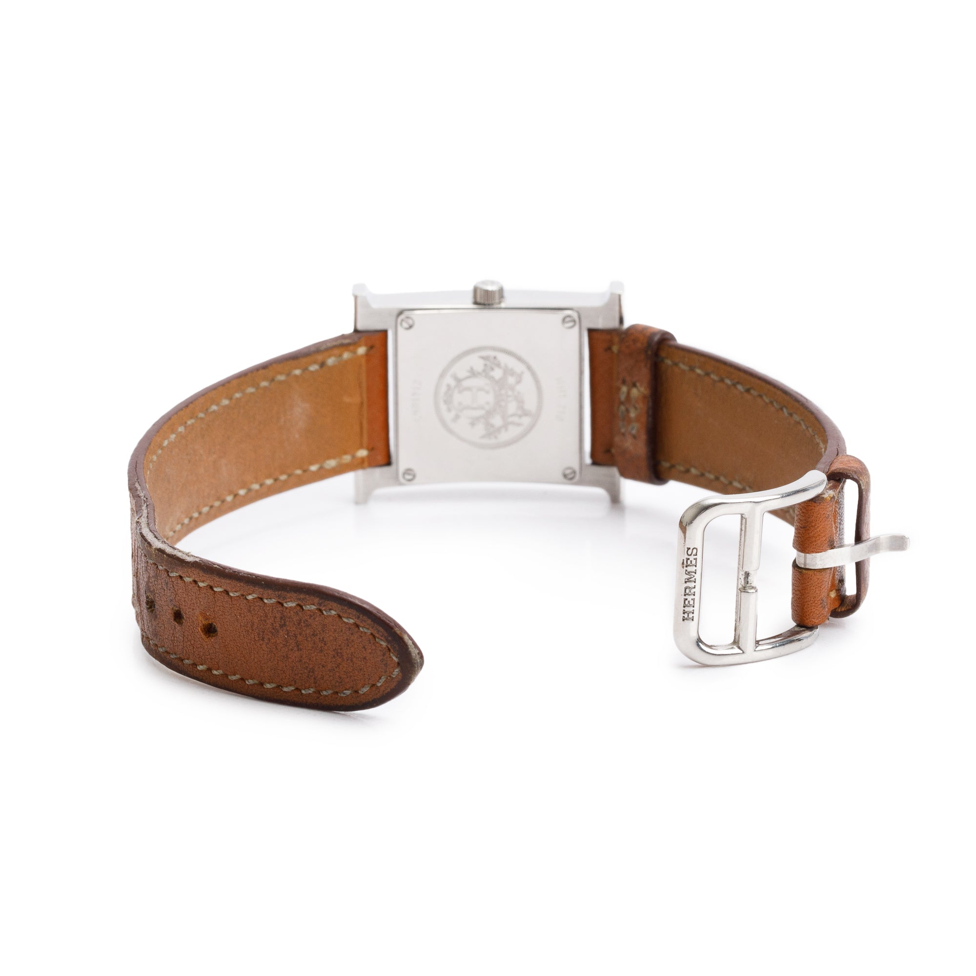 Hermes Stainless Steel Heure H Mini Model 21 MM Watch