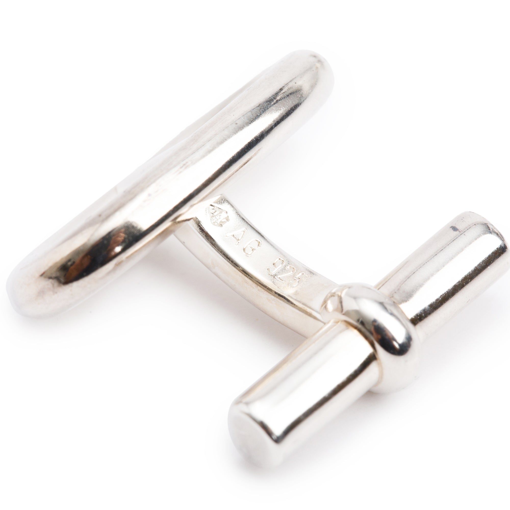 Hermes Sterling Silver Chaine D'Ancre Cufflinks w/ Box