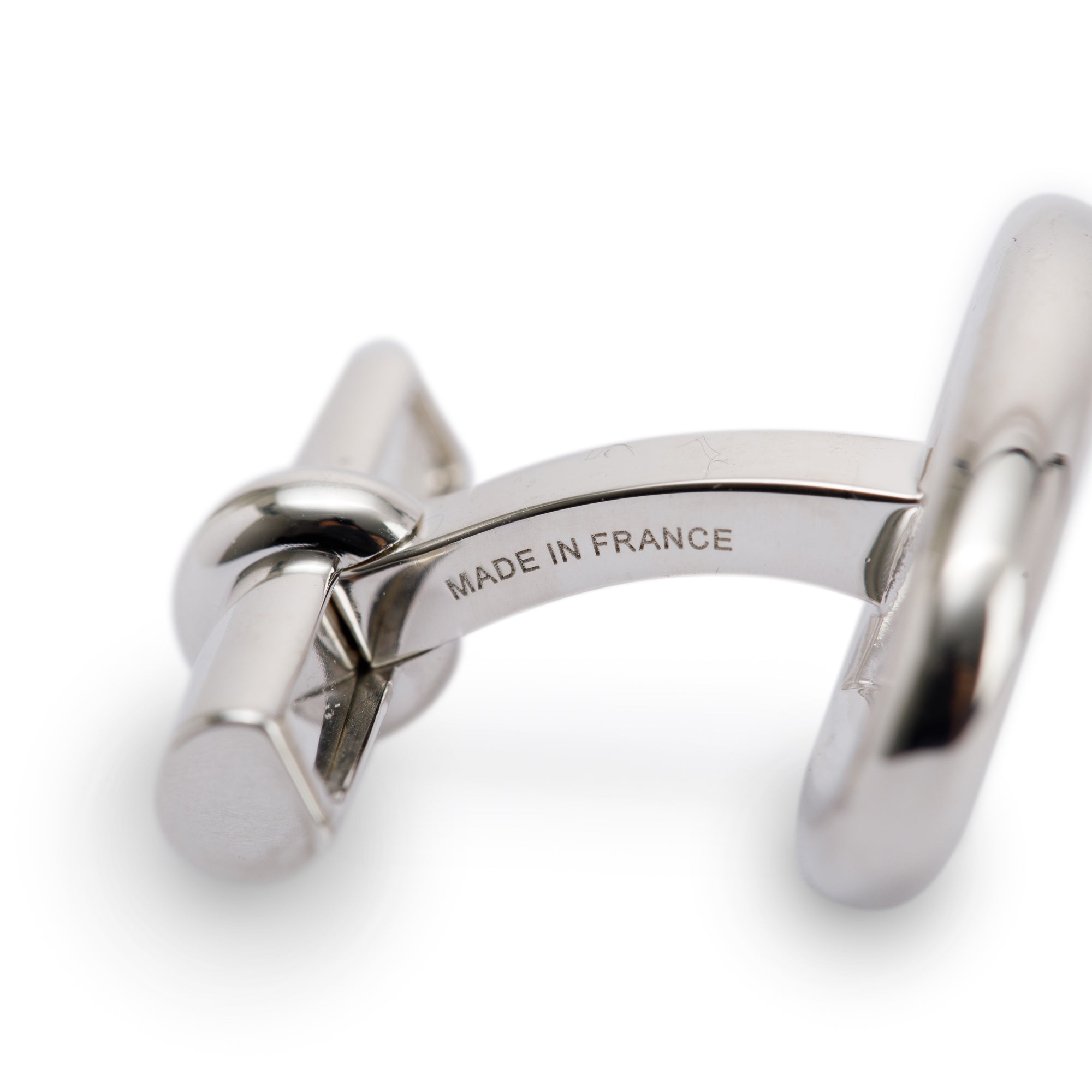 Hermes Sterling Silver Chaine D'Ancre Cufflinks w/ Box