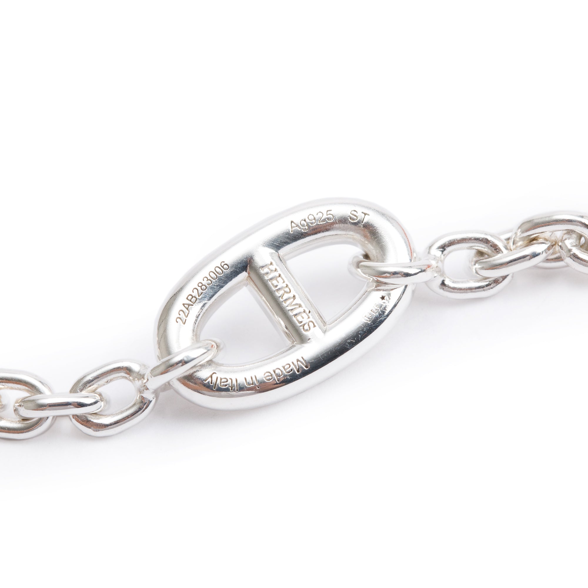 Hermes Sterling Silver Farandole Bracelet w/ Box