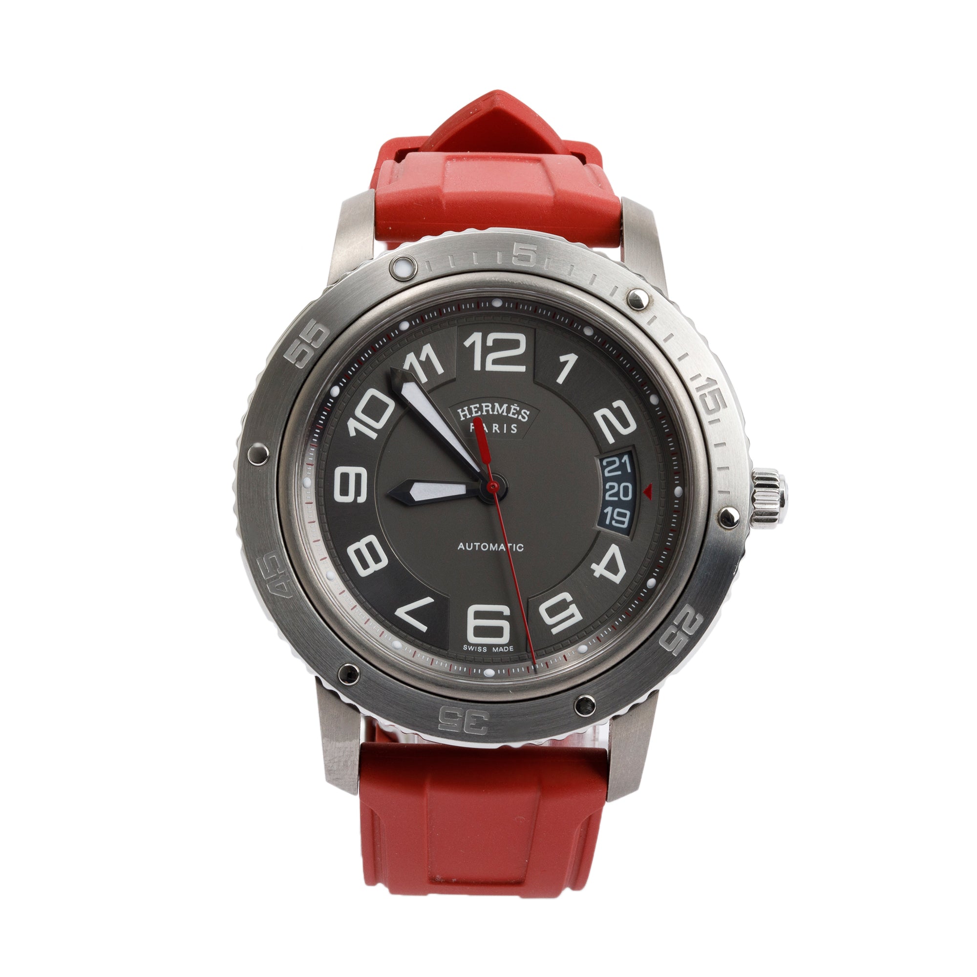 Hermes Titanium Clipper Sport Automatic 41 MM Watch