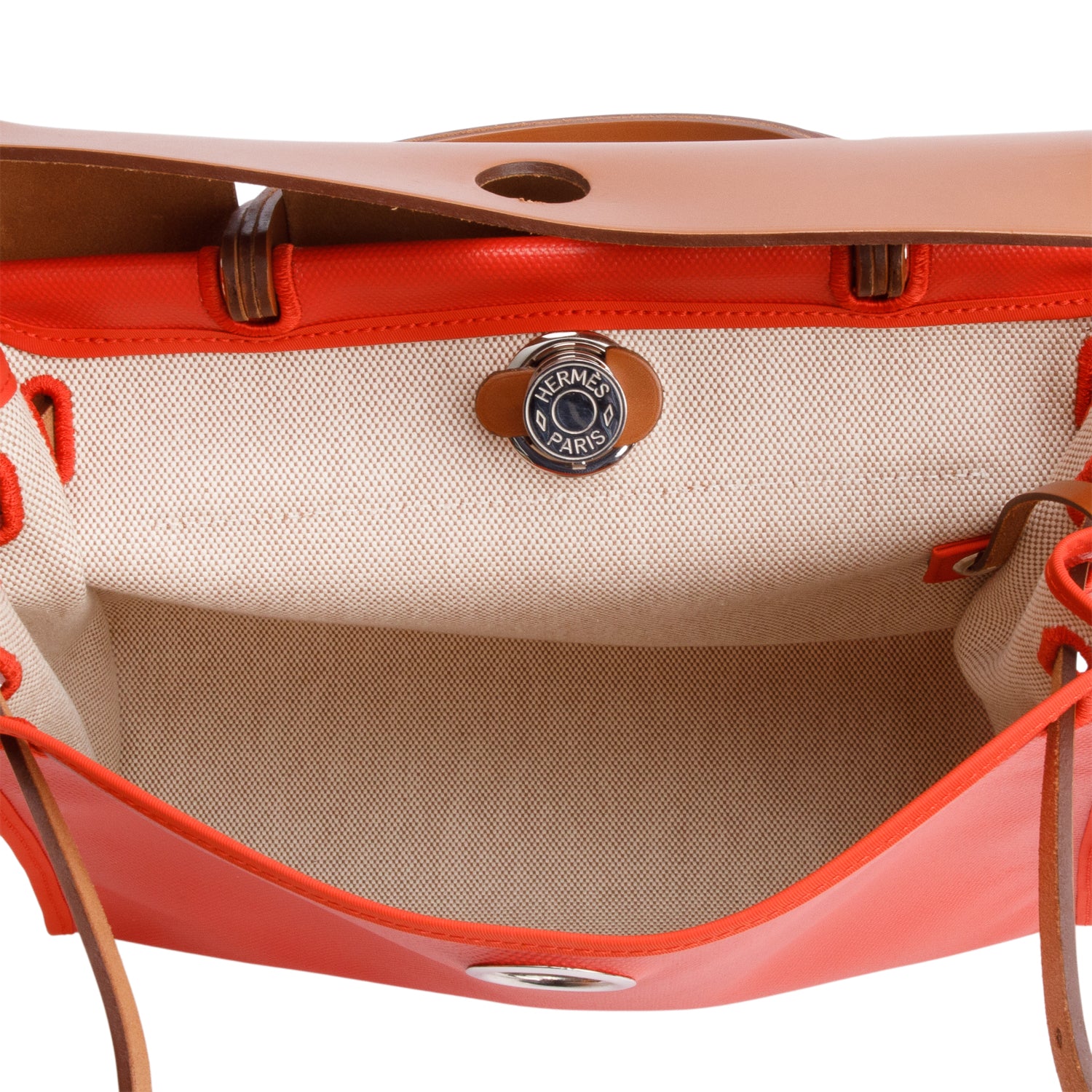 Hermes Toile H Berline Vache Hunter Herbag Zip 31 w/ Pouch & Box