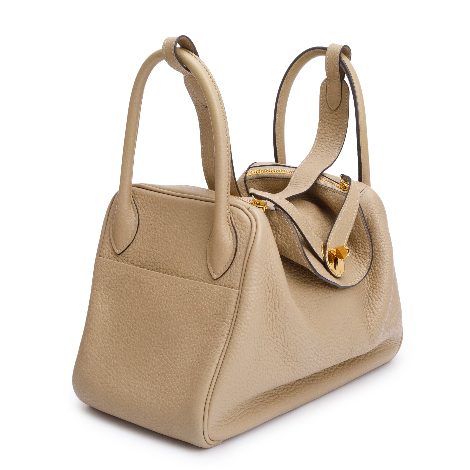 Hermes Trench Clemence Leather Lindy 30