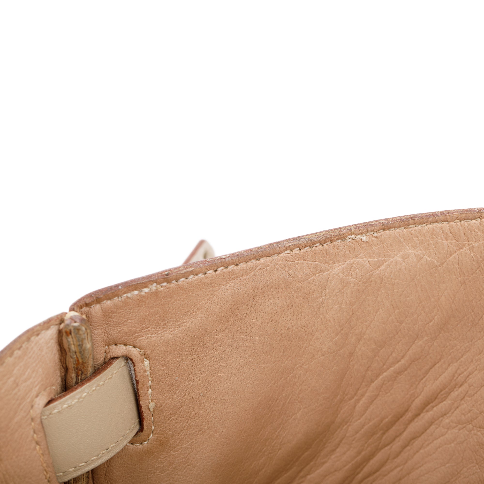 Hermes Vintage Beige Veau Box Leather Kelly Retourne 28