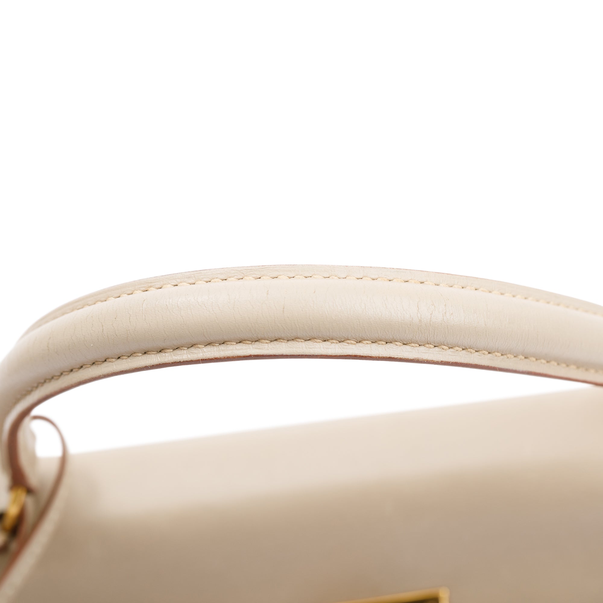 Hermes Vintage Beige Veau Box Leather Kelly Retourne 28