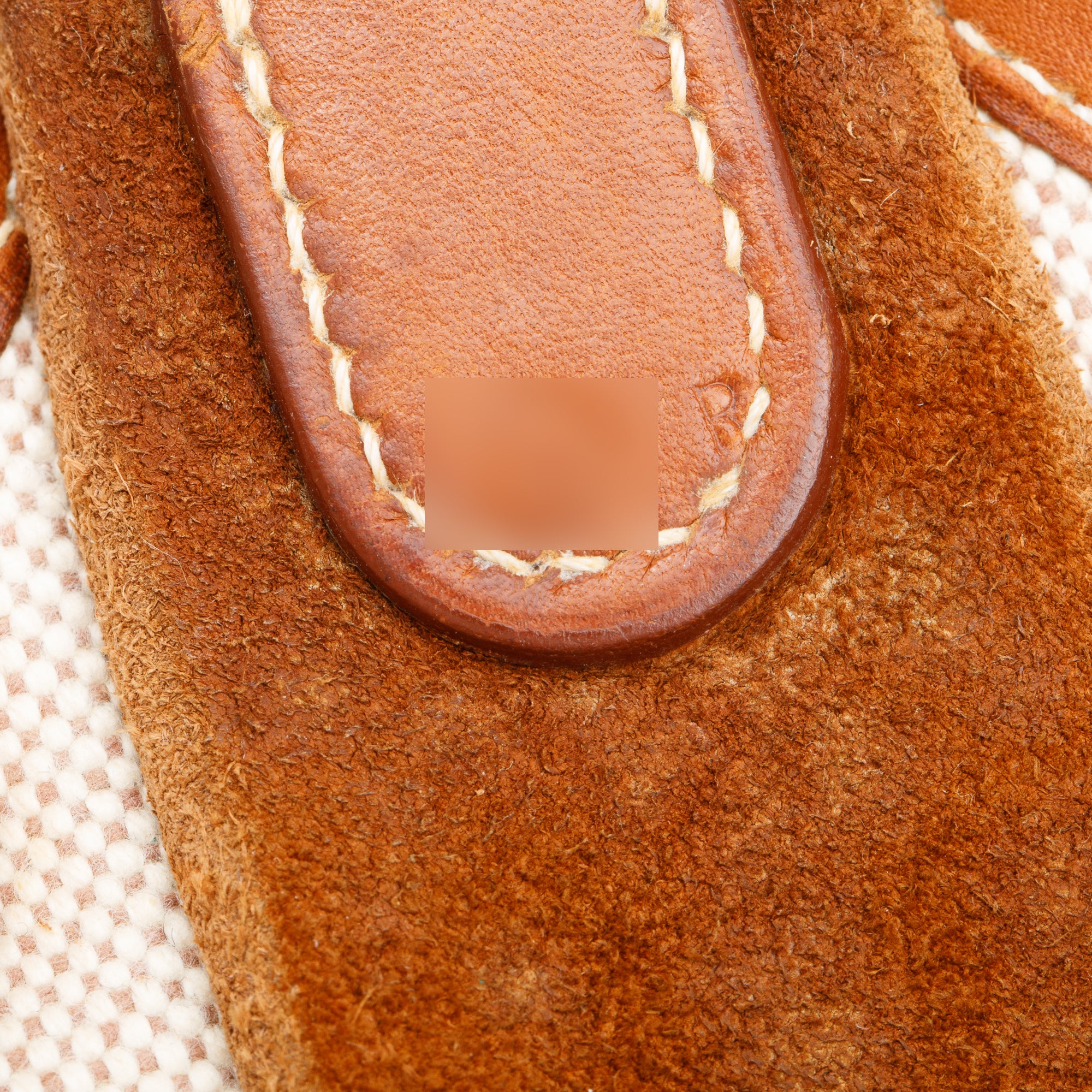 Hermes Vintage Natural Fauve Toile Barenia Evelyne I GM