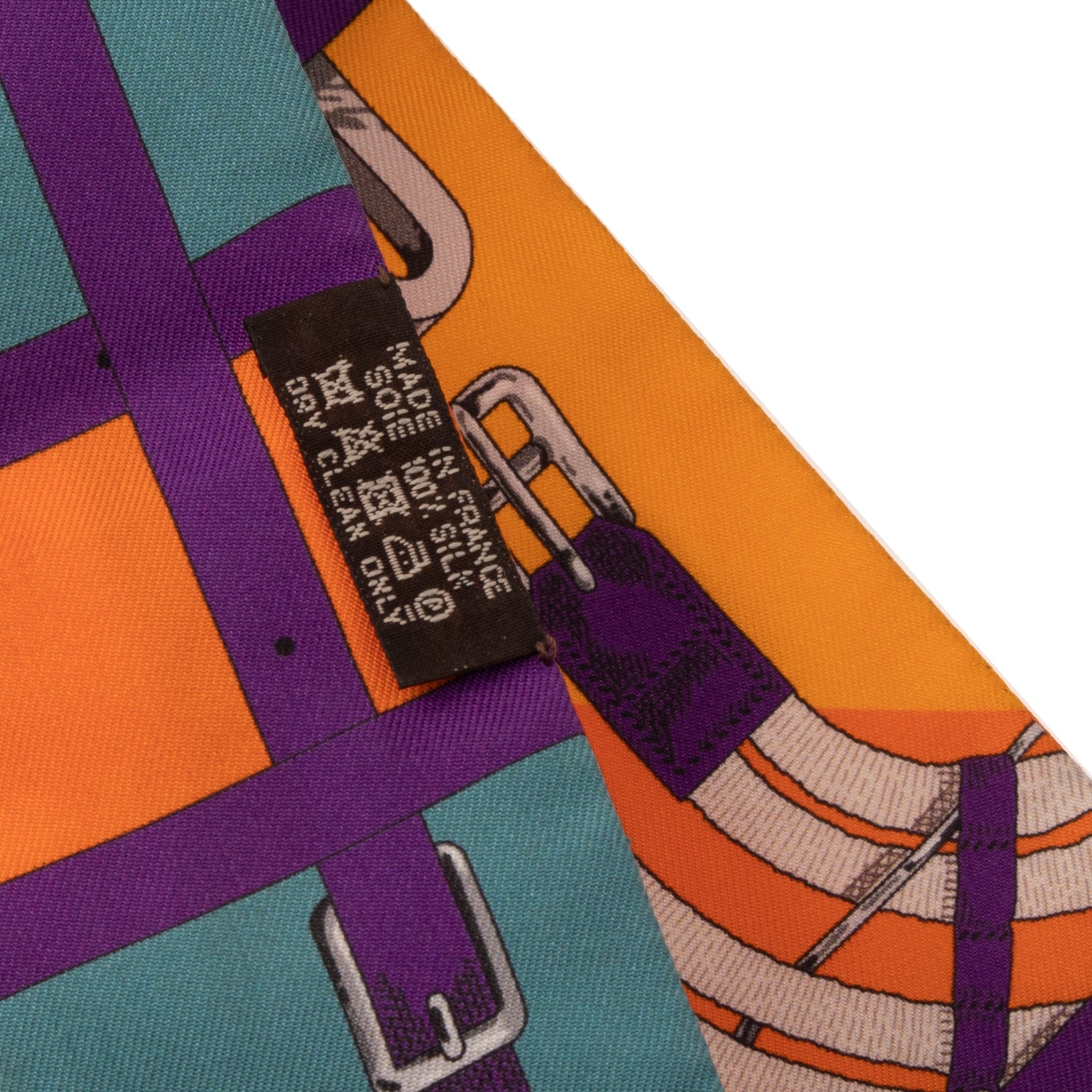 Hermes 'Volte Et Pirouettes' Silk Twilly w/ Box