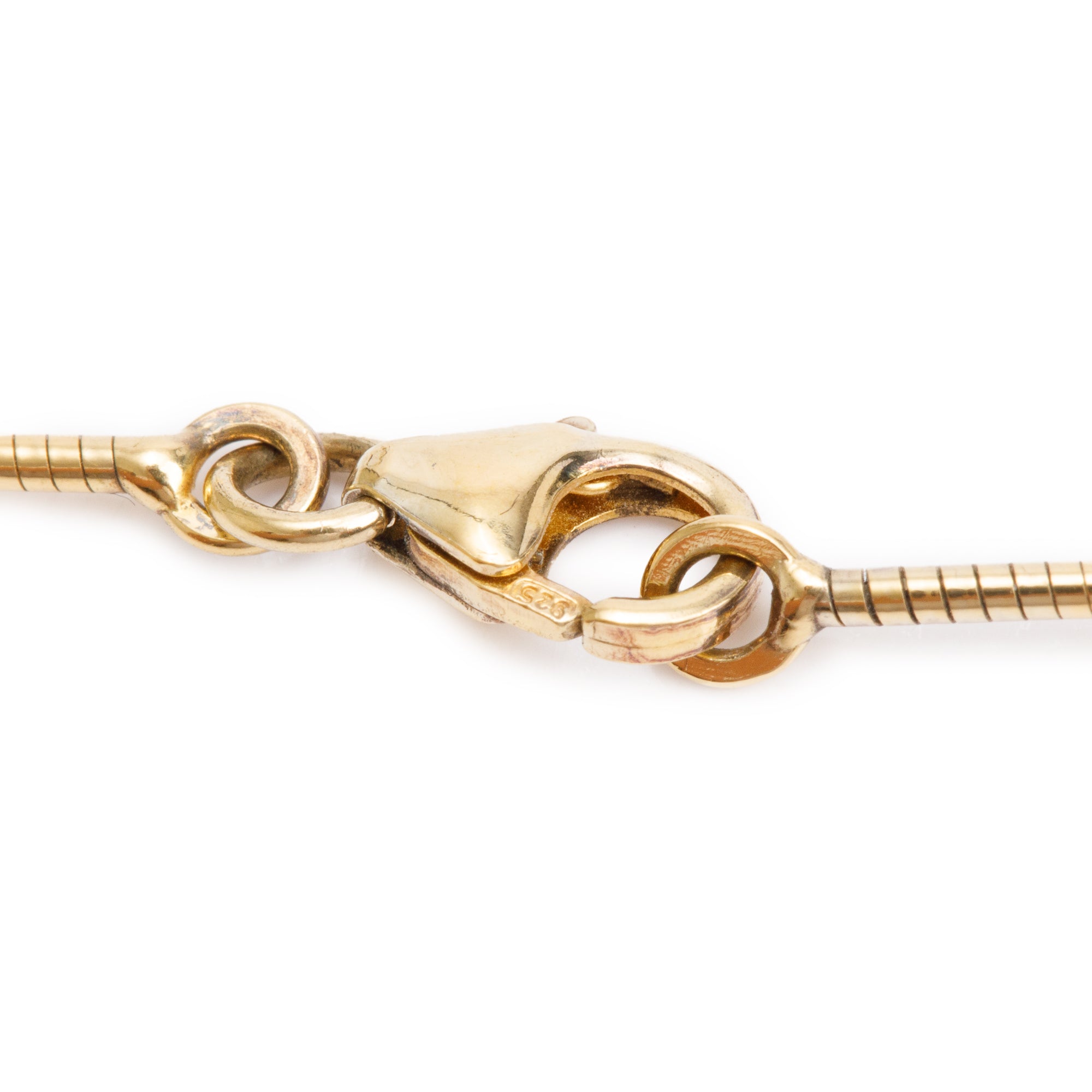 Hermes Yellow Gold-Plated White Lacquered Pop H Pendant Necklace